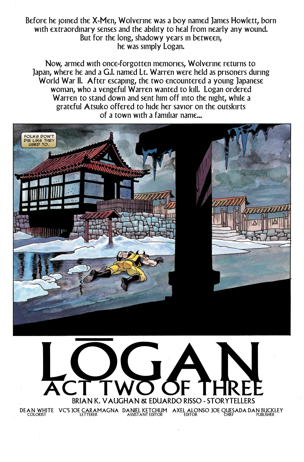 Read online Logan comic -  Issue #2 - 2