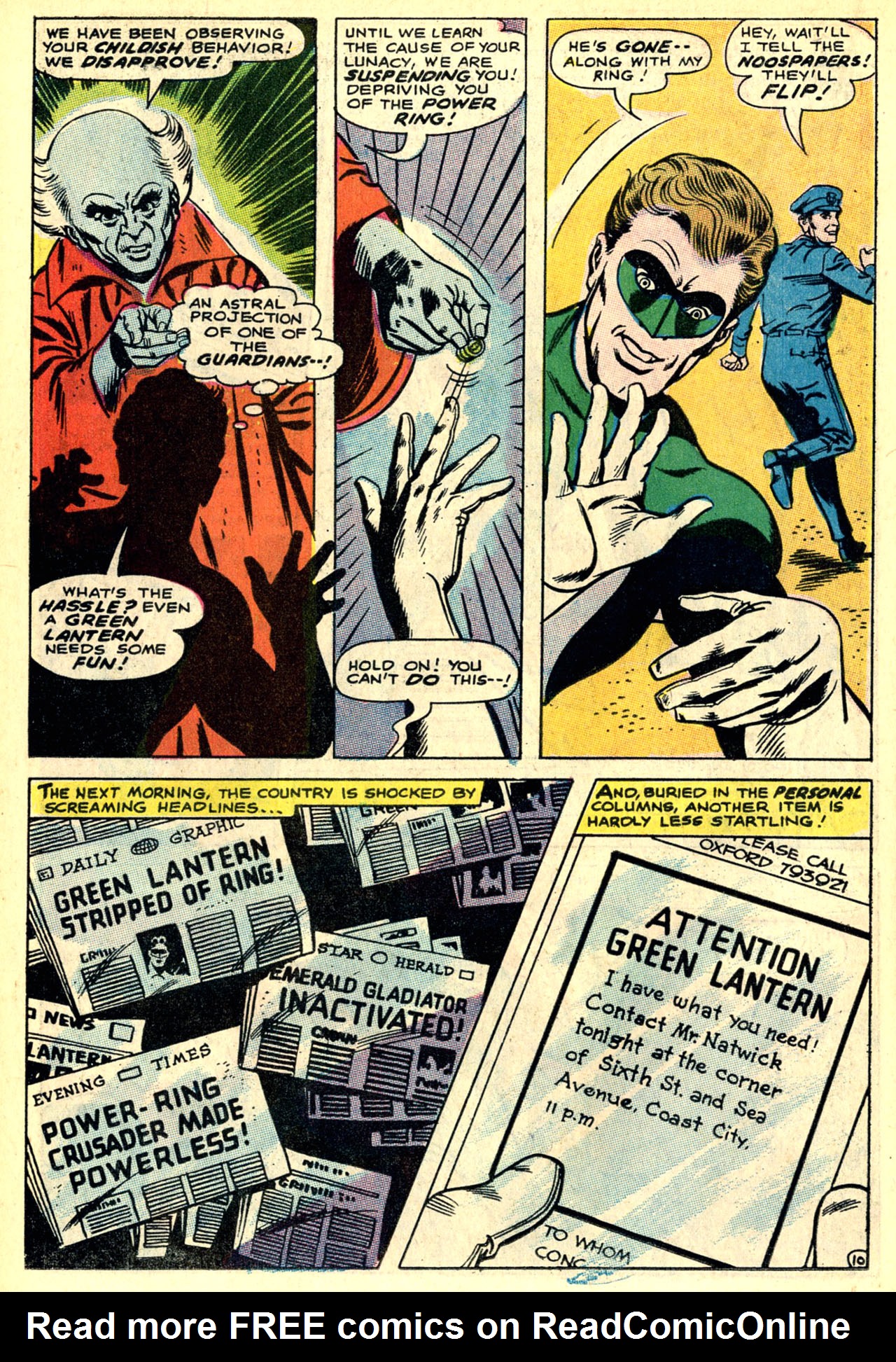 Read online Green Lantern (1960) comic -  Issue #64 - 14
