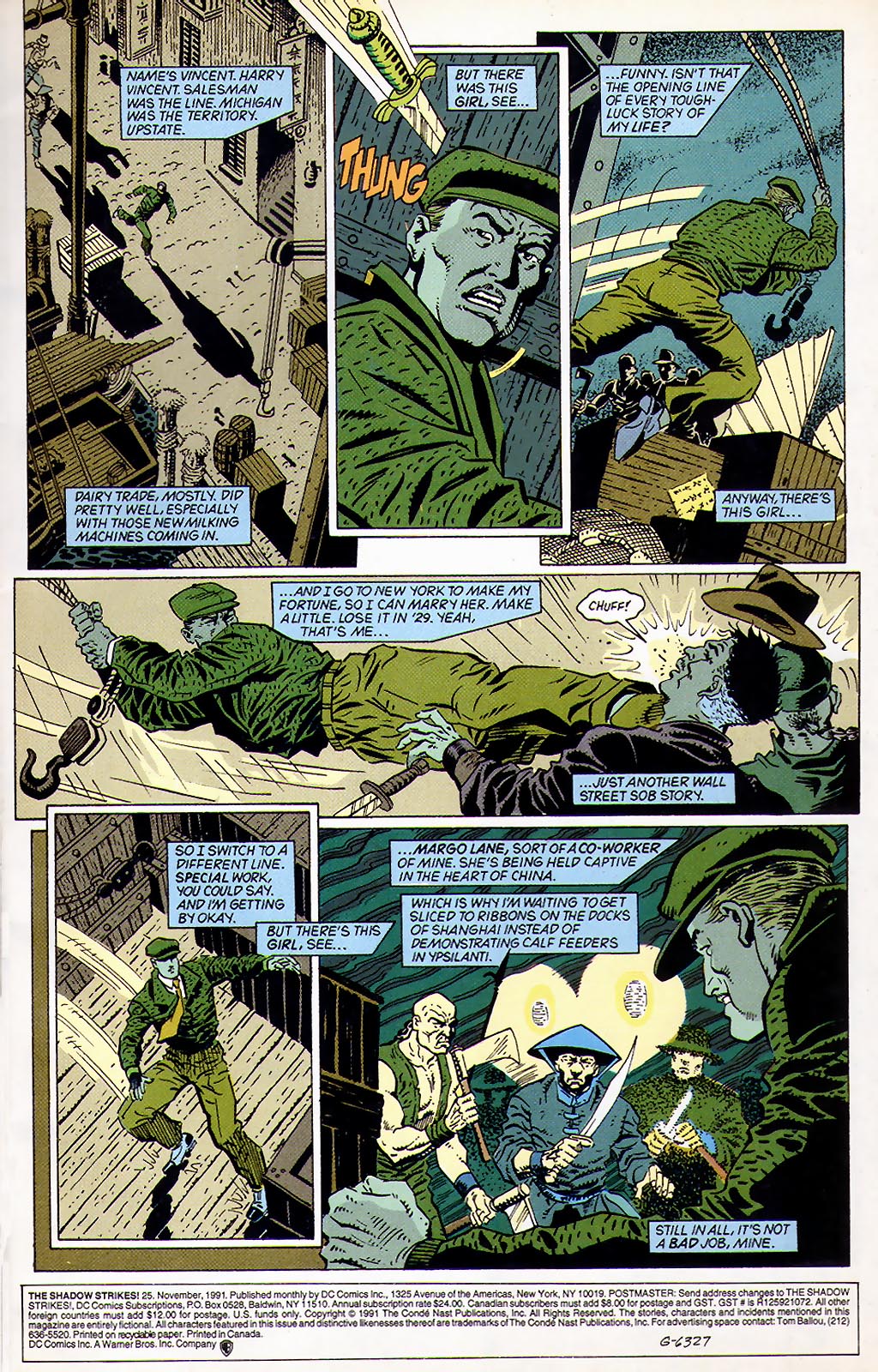 Read online The Shadow Strikes! comic -  Issue #25 - 2