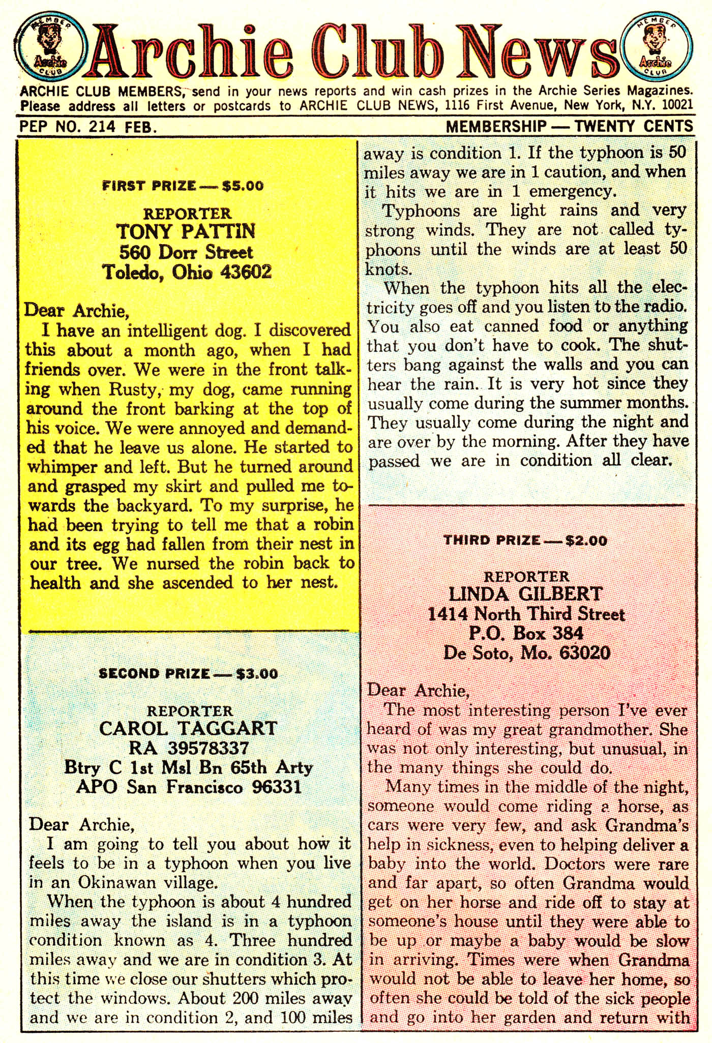 Read online Pep Comics comic -  Issue #214 - 10