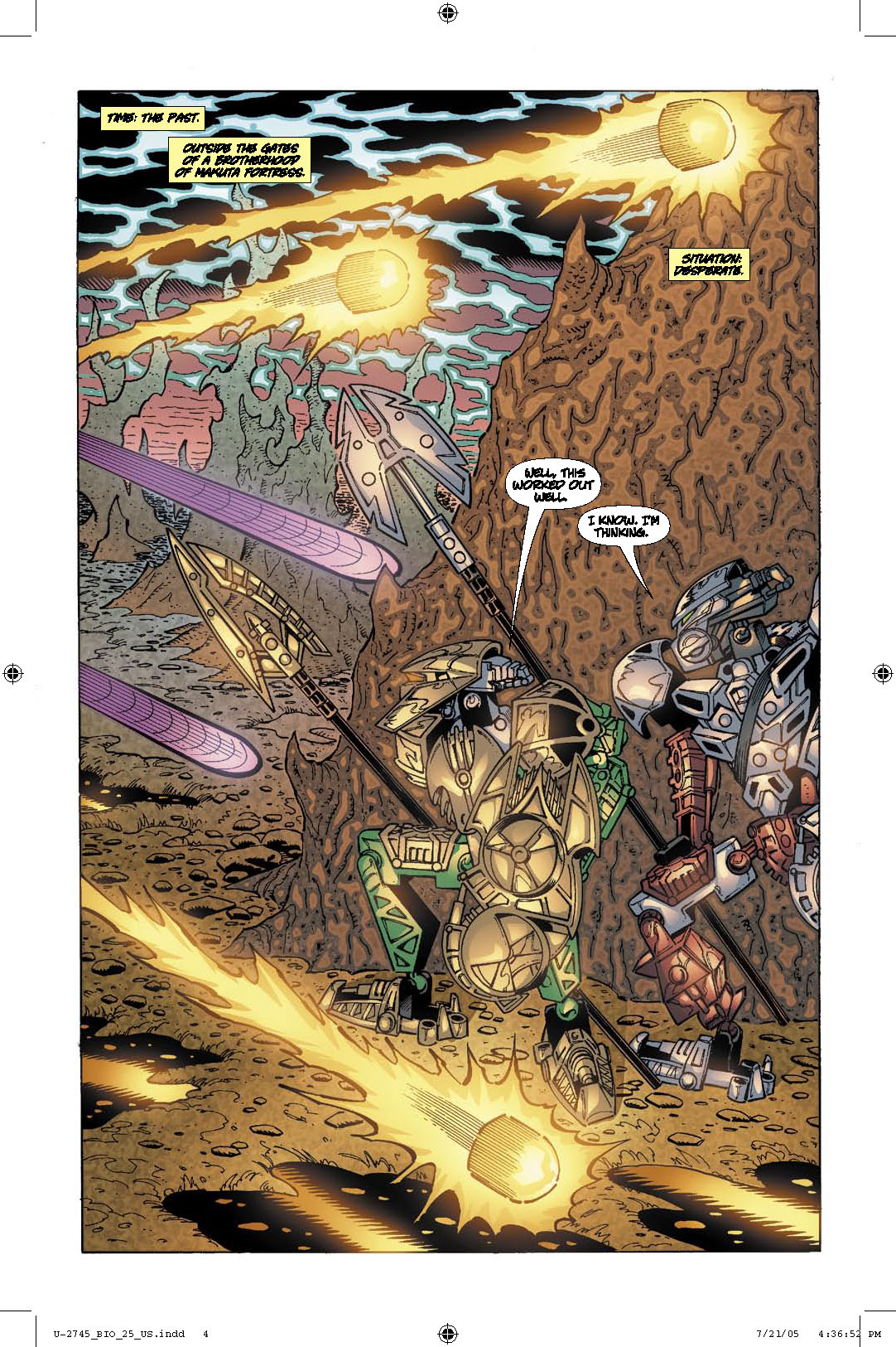 Read online Bionicle comic -  Issue #25 - 4