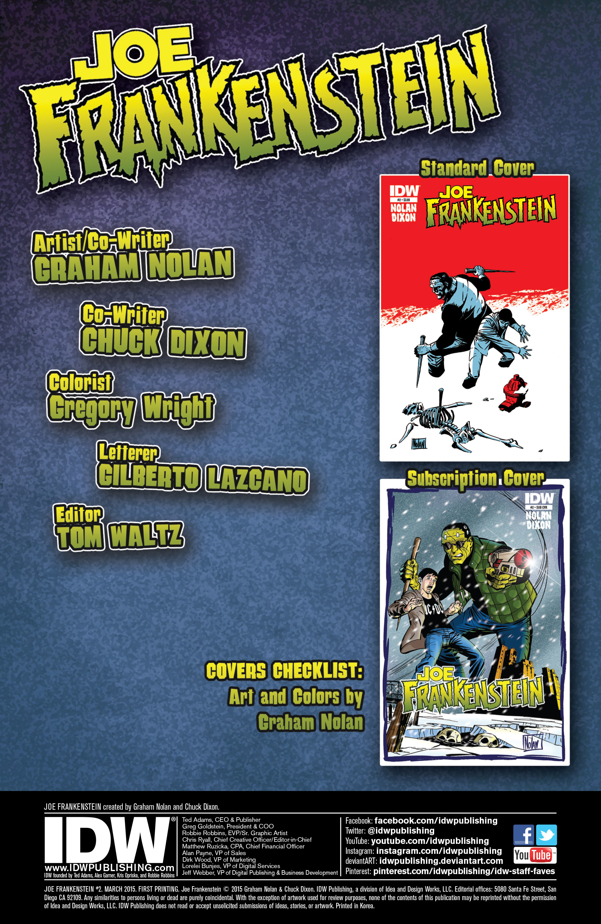 Read online Joe Frankenstein comic -  Issue #2 - 2