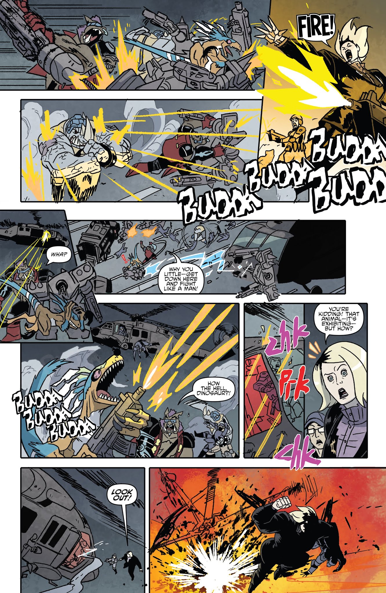 Read online Teenage Mutant Ninja Turtles: Bebop & Rocksteady Hit the Road comic -  Issue #5 - 7