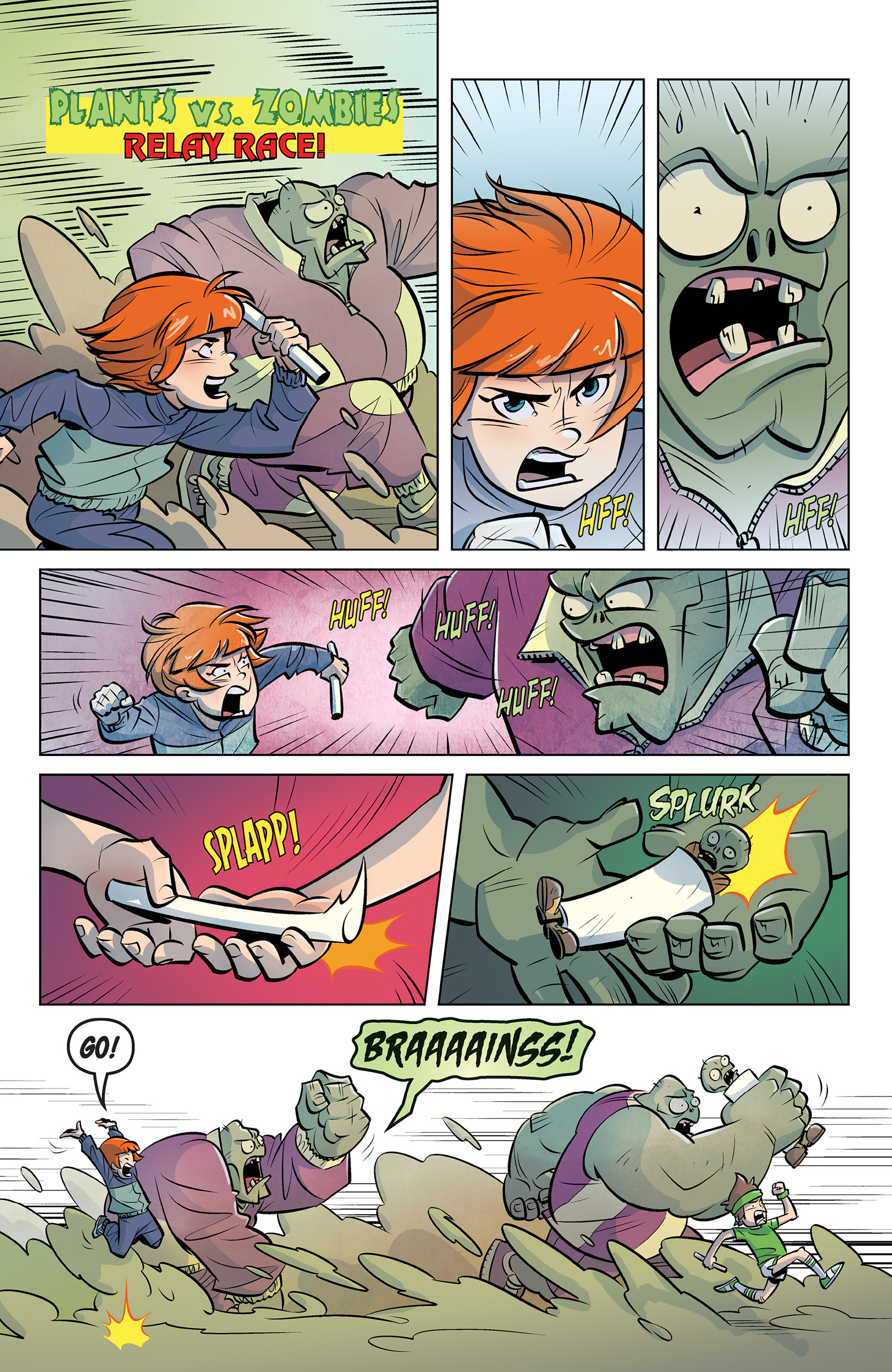 Read online Plants vs. Zombies: Petal to the Metal comic -  Issue #9 - 12