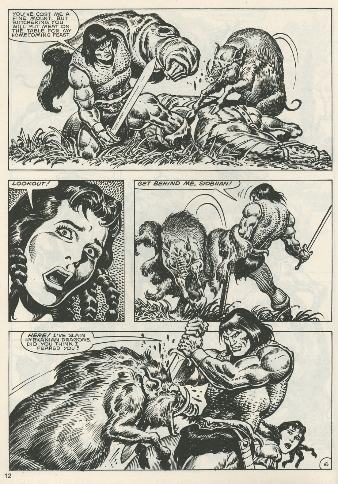 Read online The Savage Sword Of Conan comic -  Issue #119 - 12