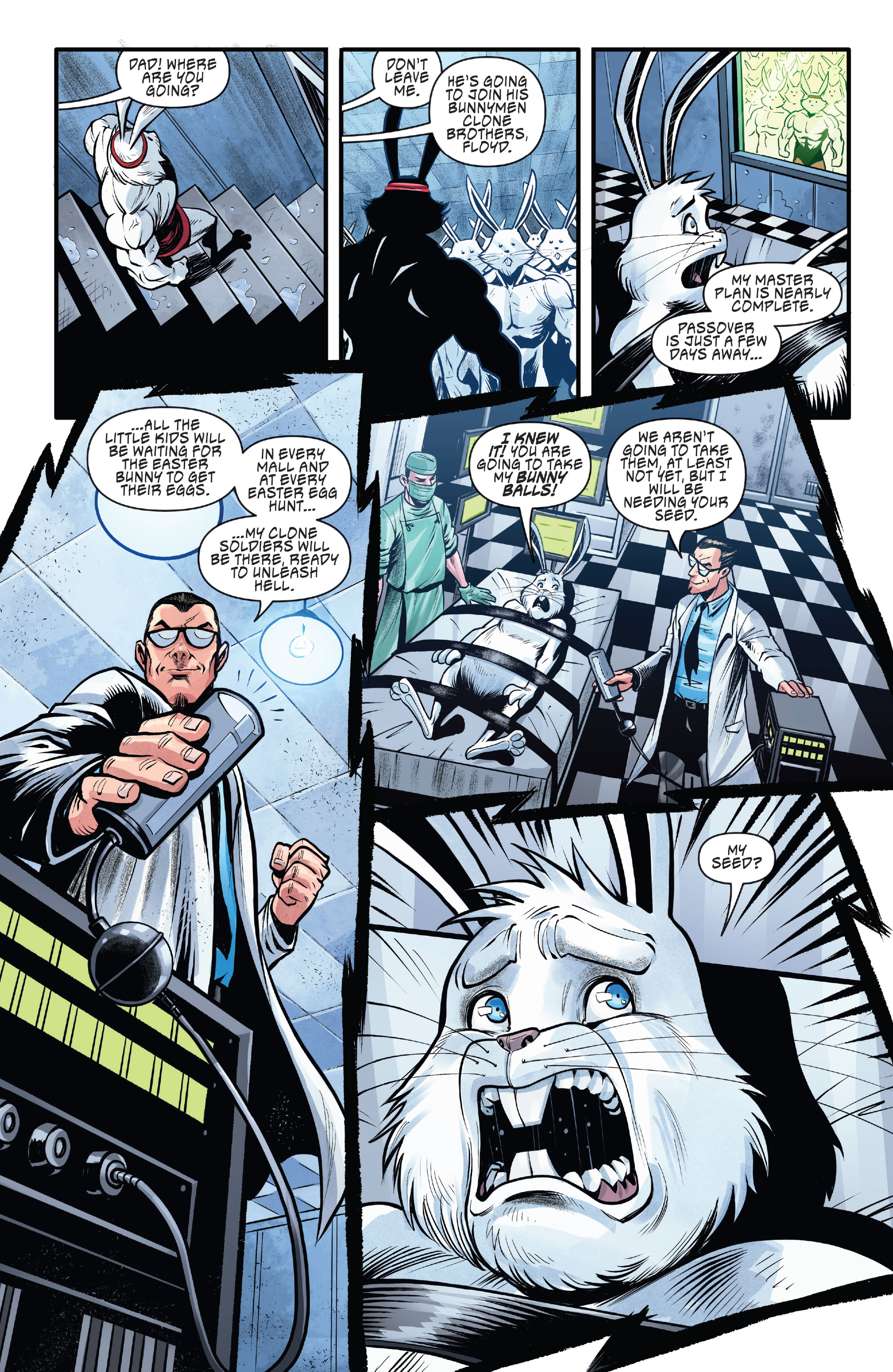 Read online Man Goat & the Bunnyman: Green Eggs & Blam comic -  Issue #2 - 34