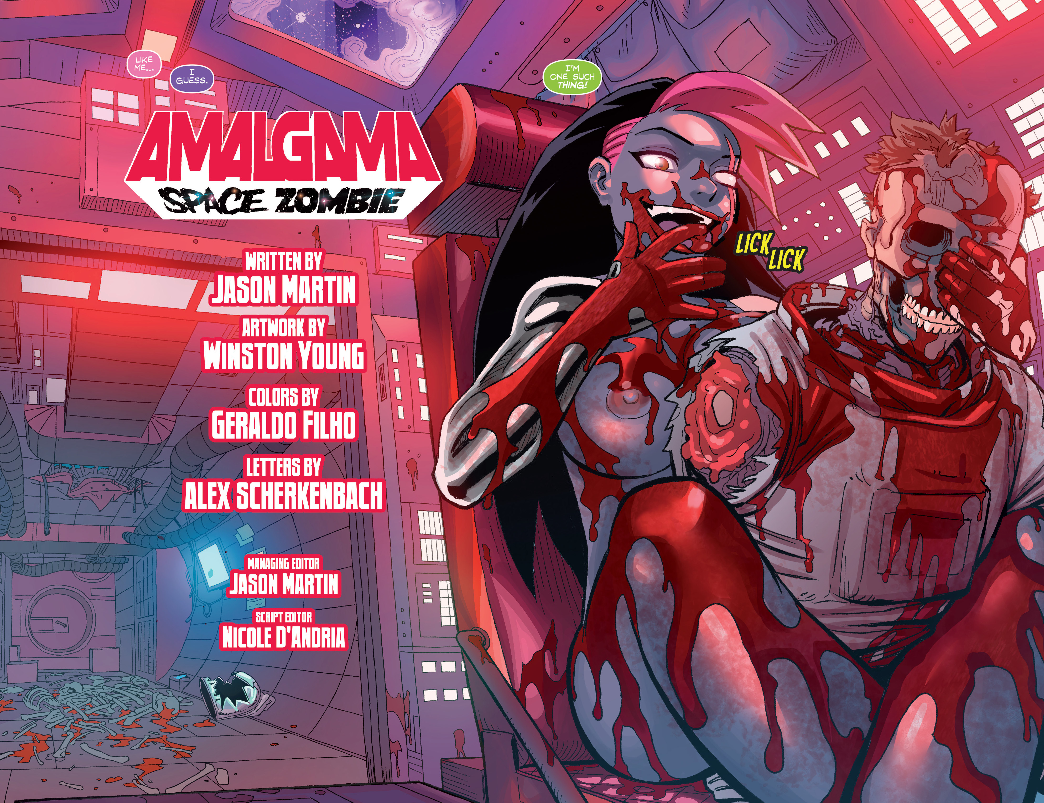 Read online Amalgama: Space Zombie comic -  Issue #1 - 8