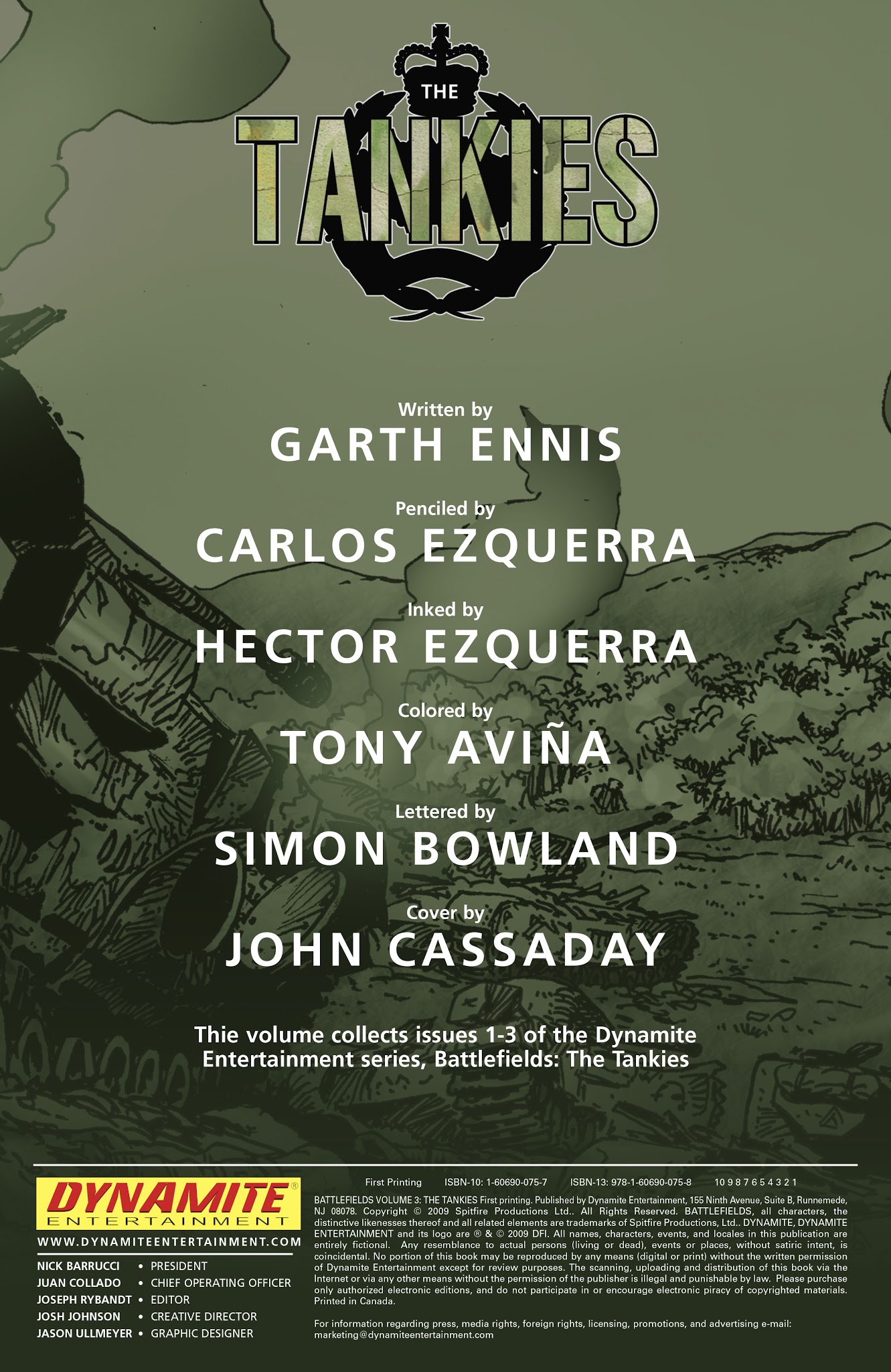 Read online Battlefields: The Tankies comic -  Issue # TPB - 3