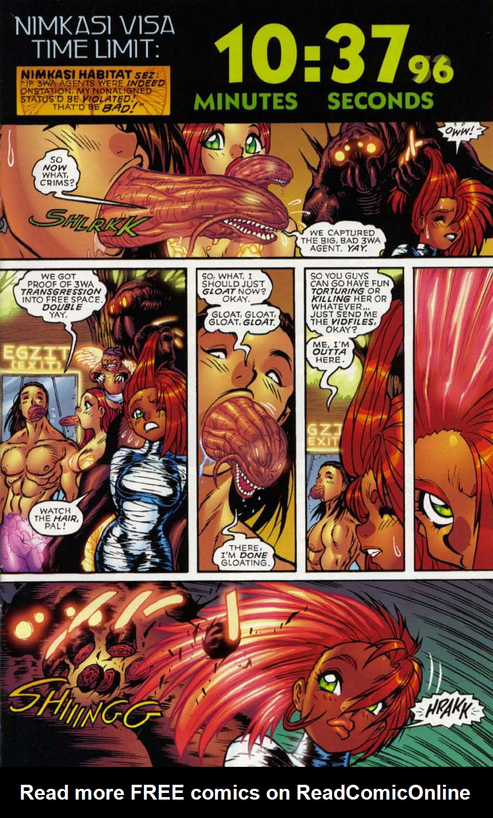 Read online Dirty Pair: Run From the Future comic -  Issue #4 - 9