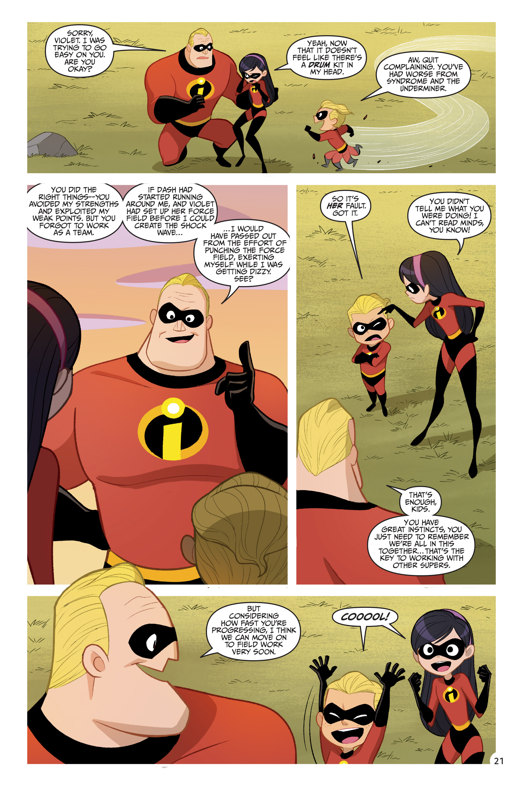 Read online Disney / Pixar The Incredibles 2: Crisis In Mid-Life! & Other Stories comic -  Issue # _TPB - 21