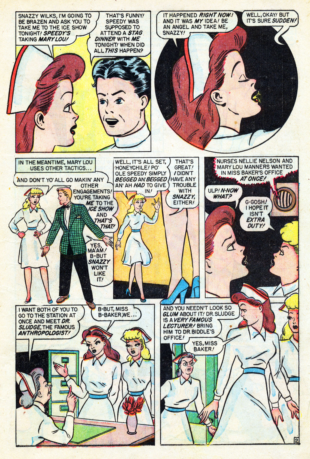 Read online Nellie The Nurse (1945) comic -  Issue #16 - 21