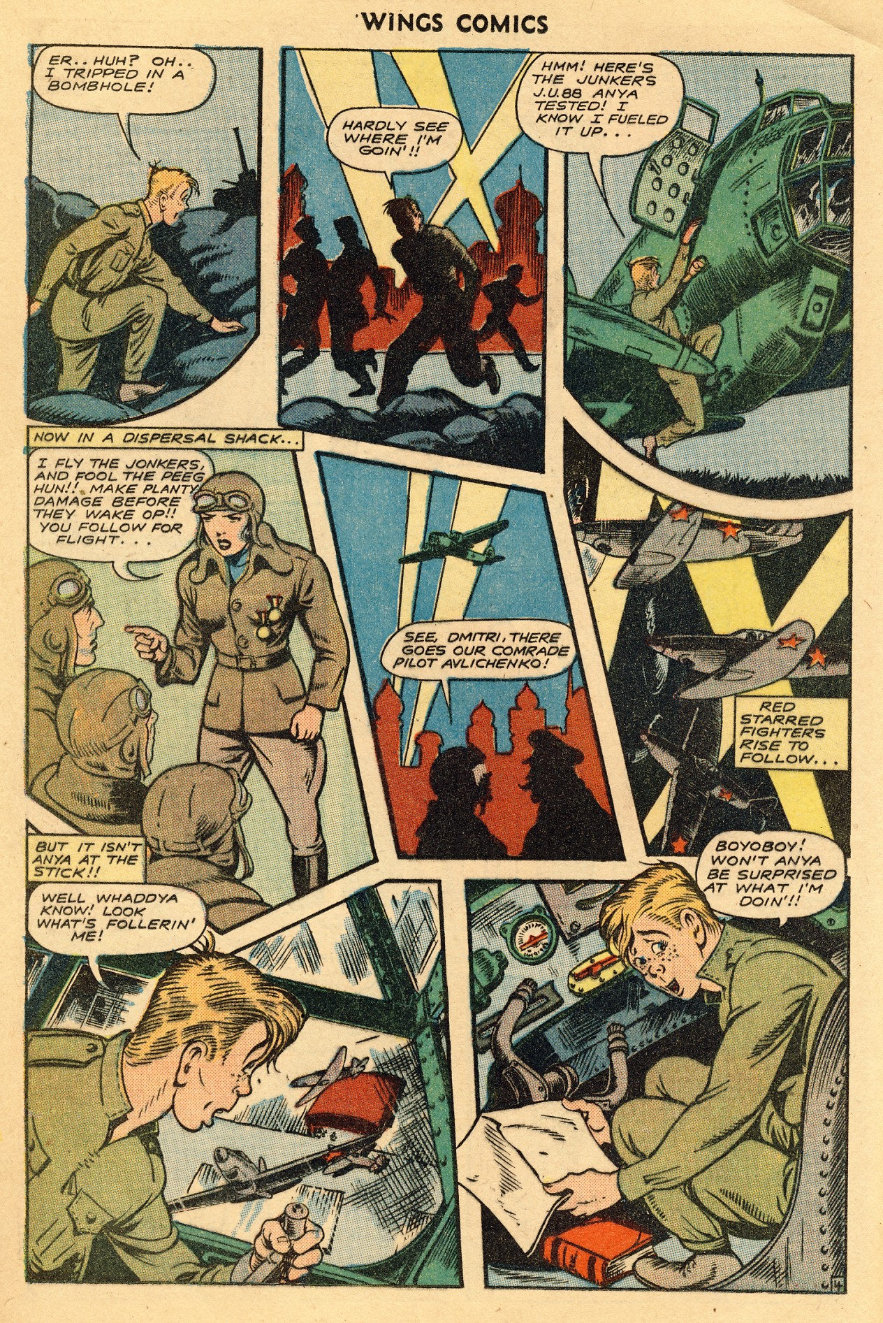 Read online Wings Comics comic -  Issue #49 - 16