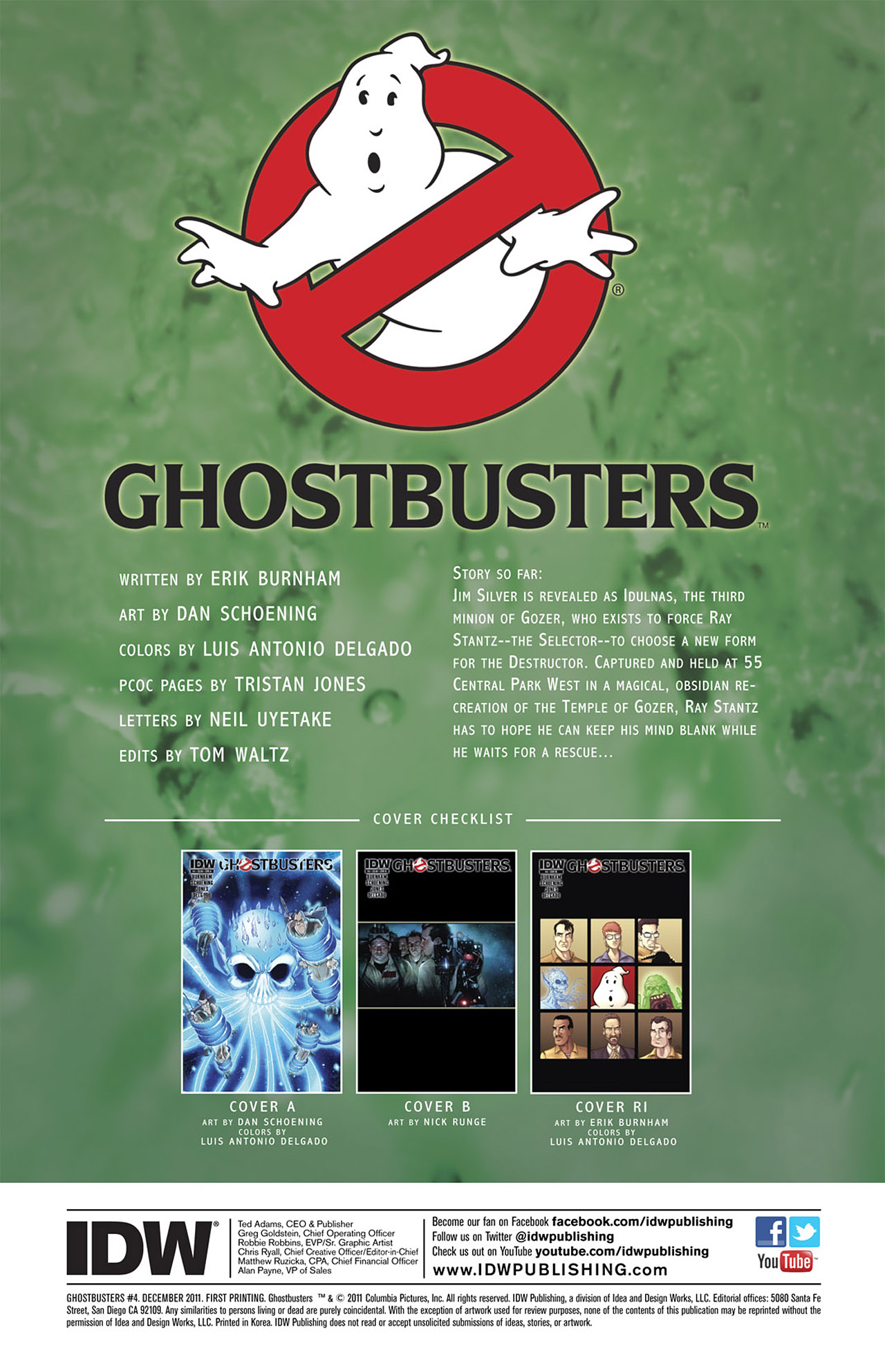 Read online Ghostbusters (2011) comic -  Issue #4 - 4