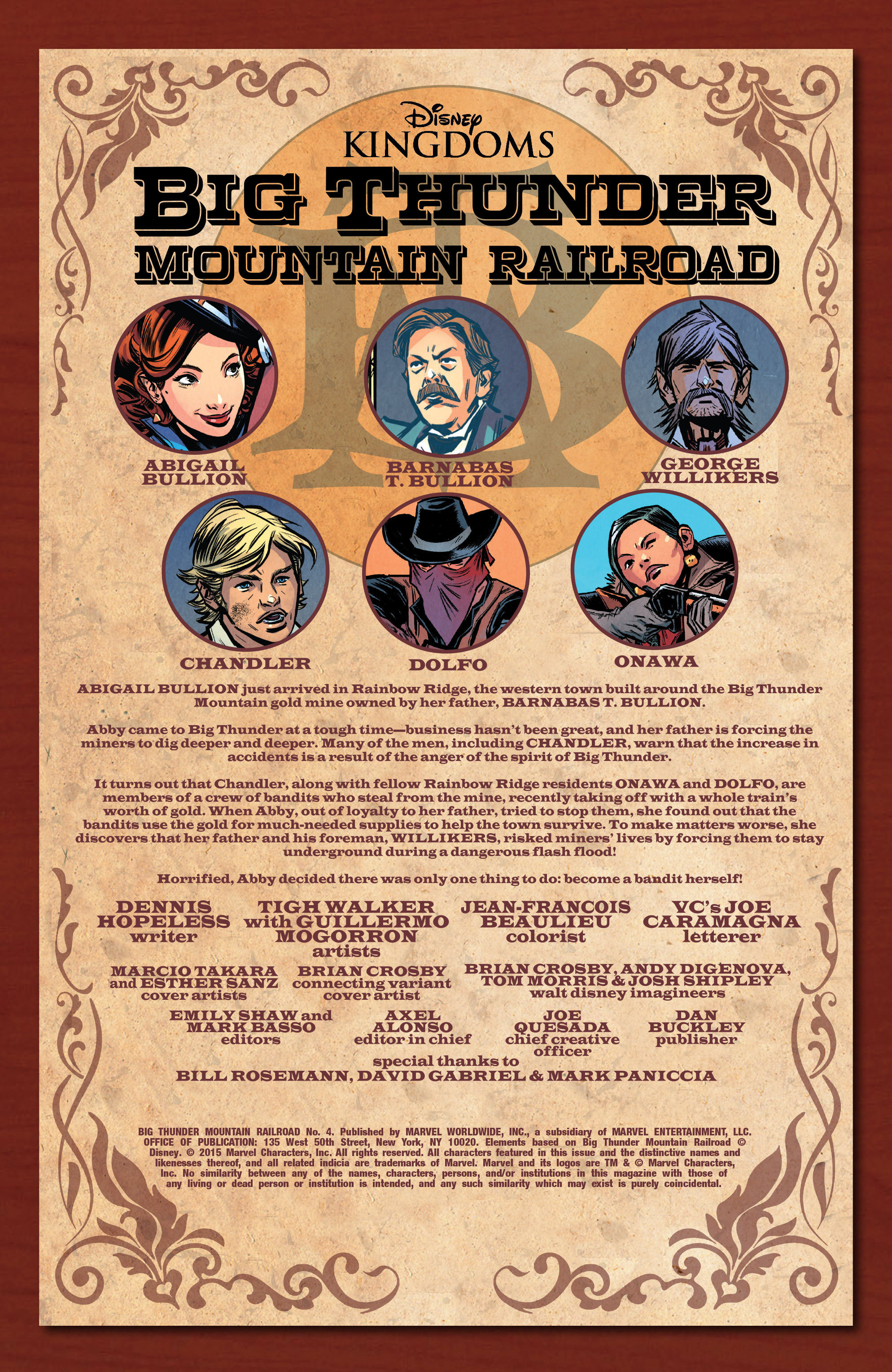 Read online Big Thunder Mountain Railroad comic -  Issue #4 - 2