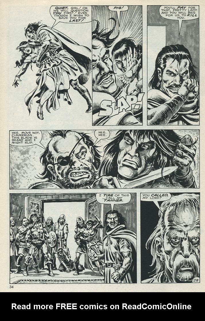 Read online The Savage Sword Of Conan comic -  Issue #134 - 34