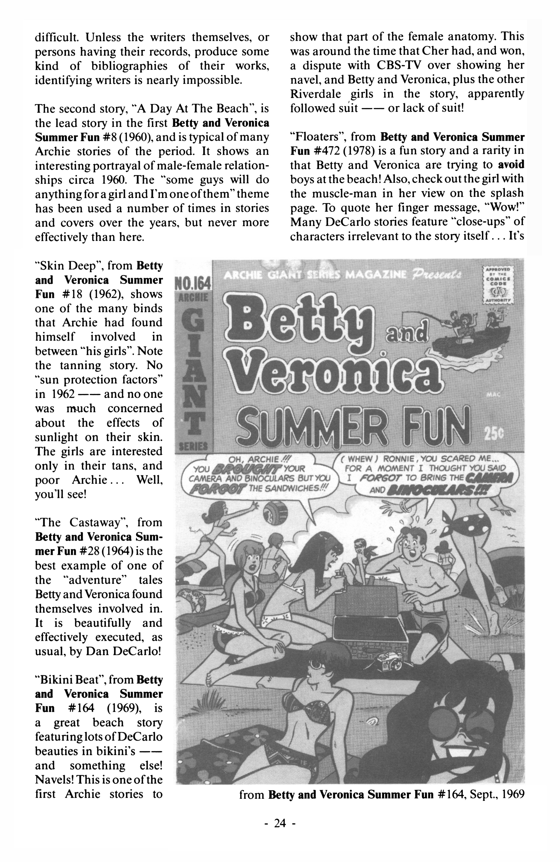 Read online Best of Betty and Veronica Summer Fun comic -  Issue # TPB (Part 1) - 35