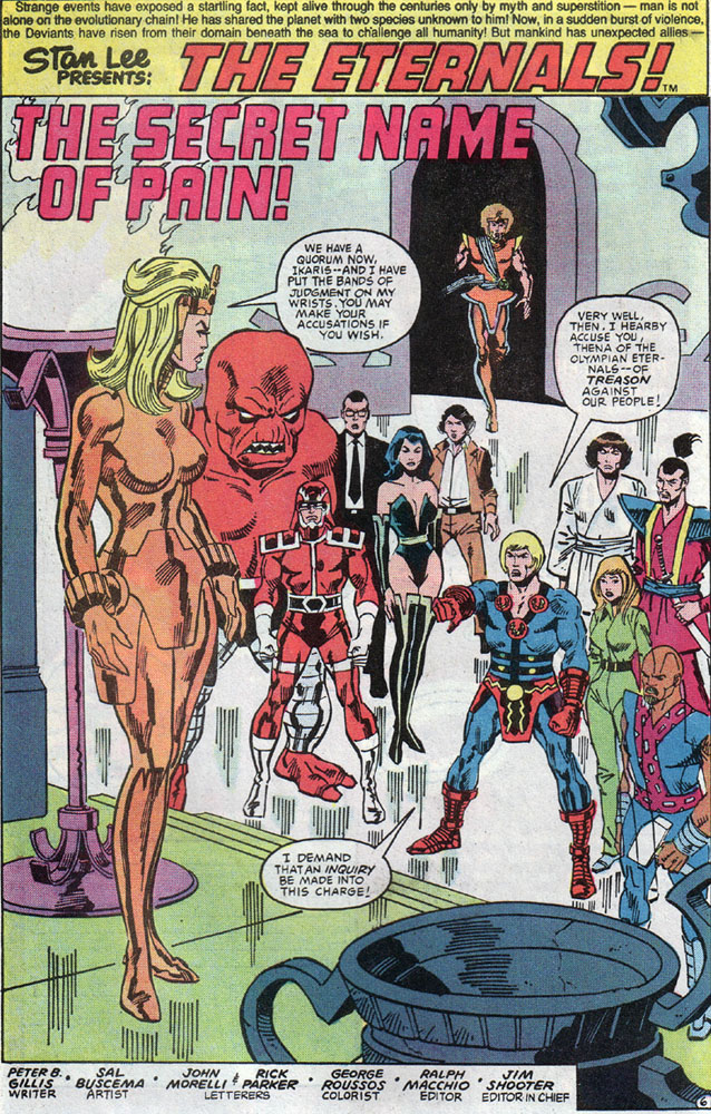 Read online Eternals (1985) comic -  Issue #5 - 7