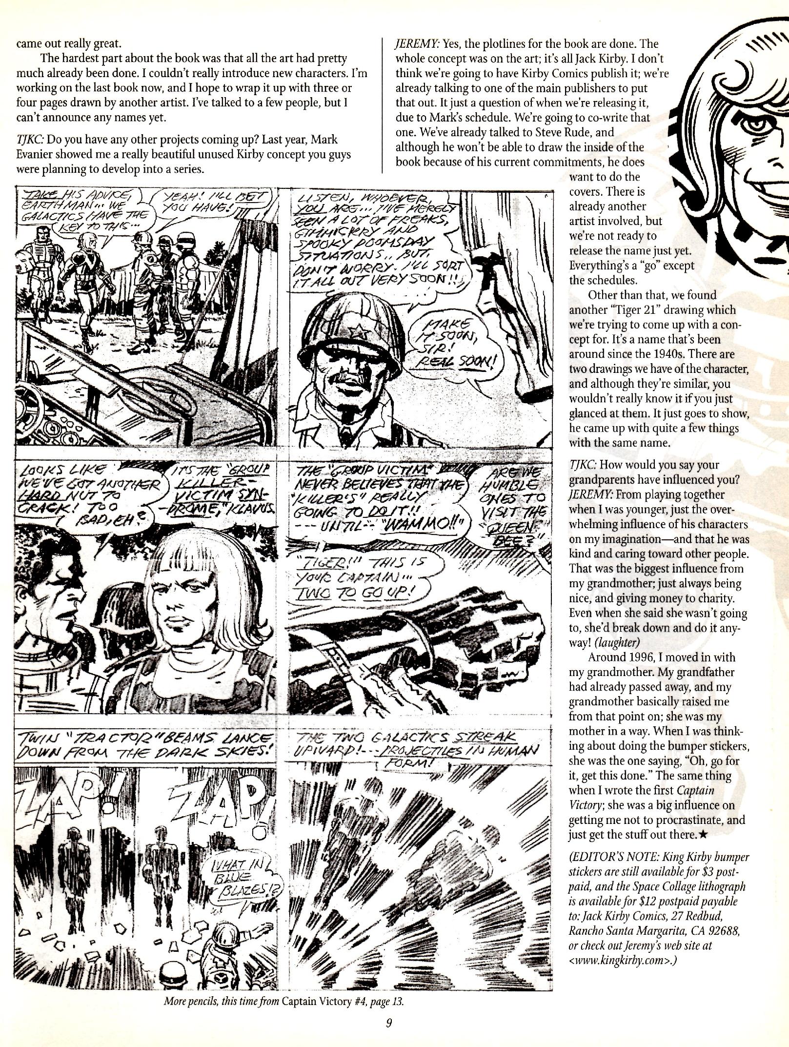 Read online The Jack Kirby Collector comic -  Issue #28 - 11