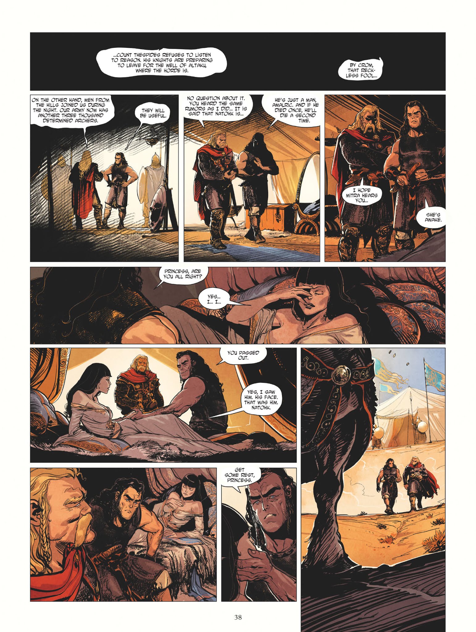 Read online Conan le Cimmérien - La Reine de la côte noire comic -  Issue #2 - 36