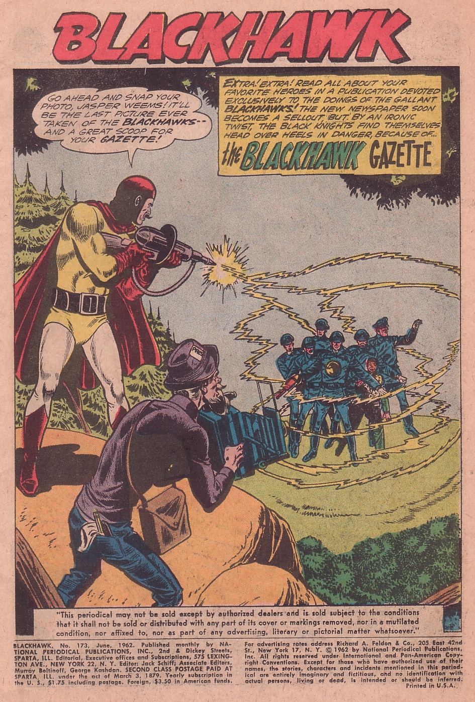 Read online Blackhawk (1957) comic -  Issue #173 - 3