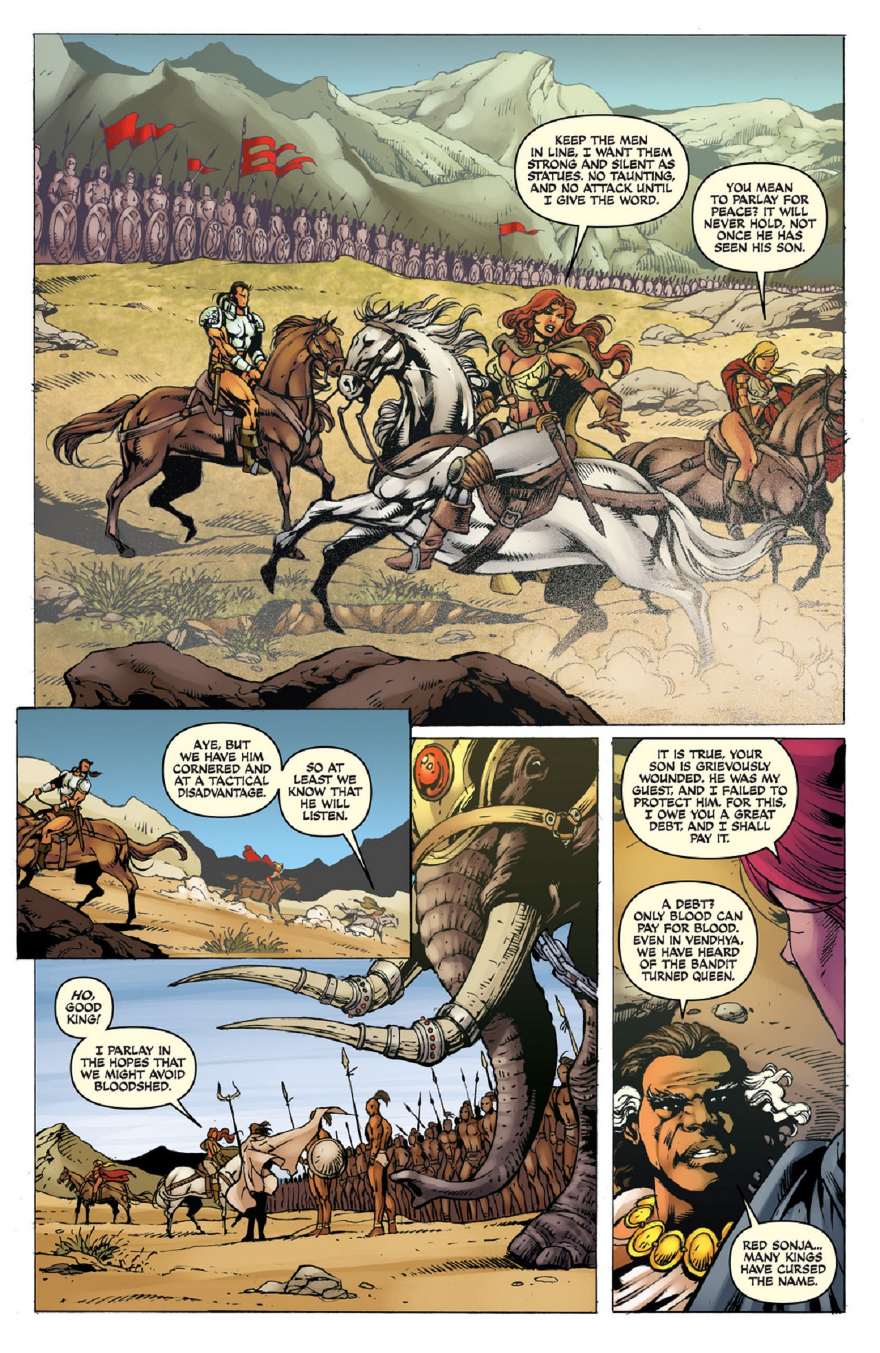Read online Queen Sonja comic -  Issue #33 - 3