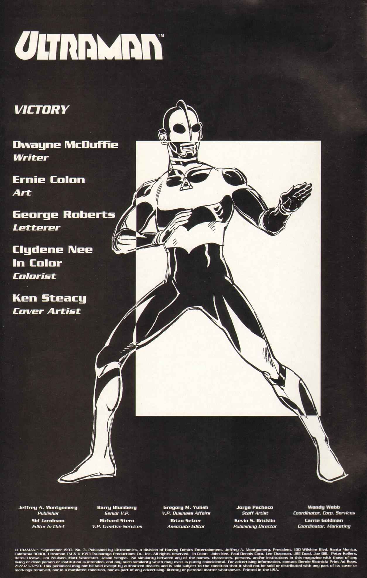 Read online Ultraman (1993) comic -  Issue #3 - 2