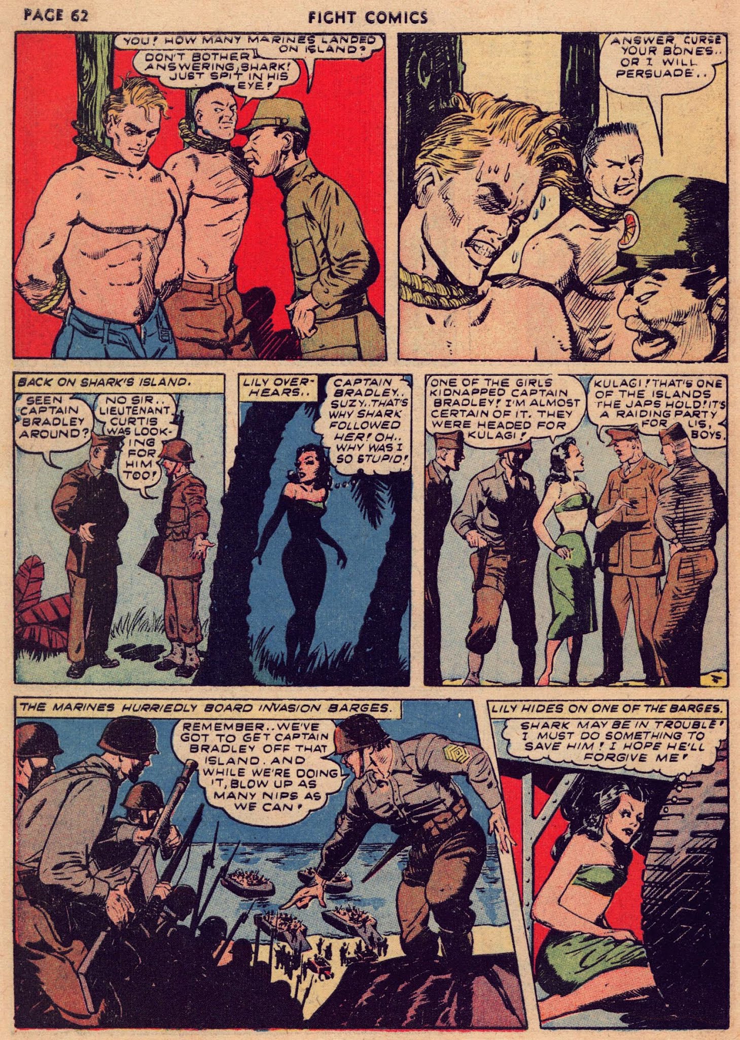 Read online Fight Comics comic -  Issue #24 - 64