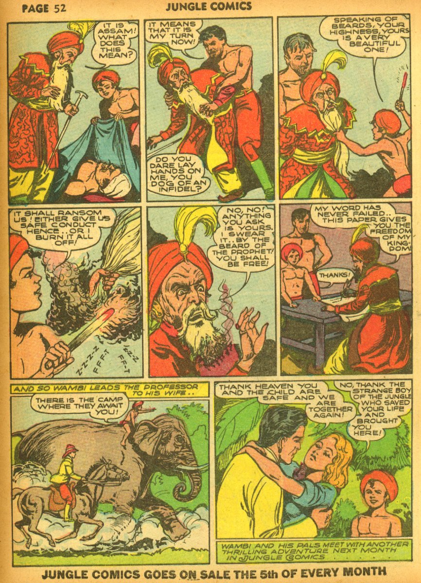 Read online Jungle Comics comic -  Issue #17 - 54