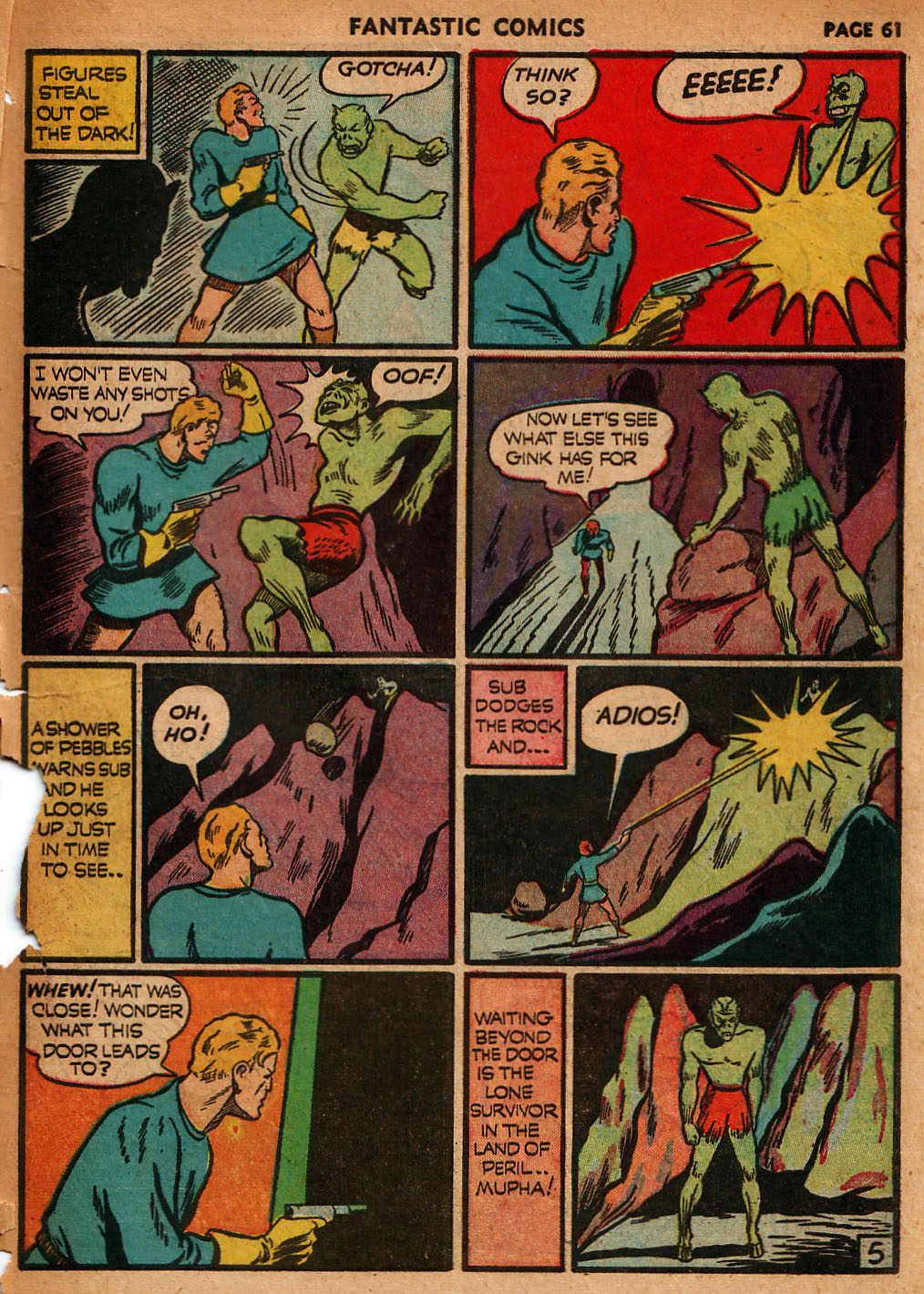 Read online Fantastic Comics comic -  Issue #18 - 63