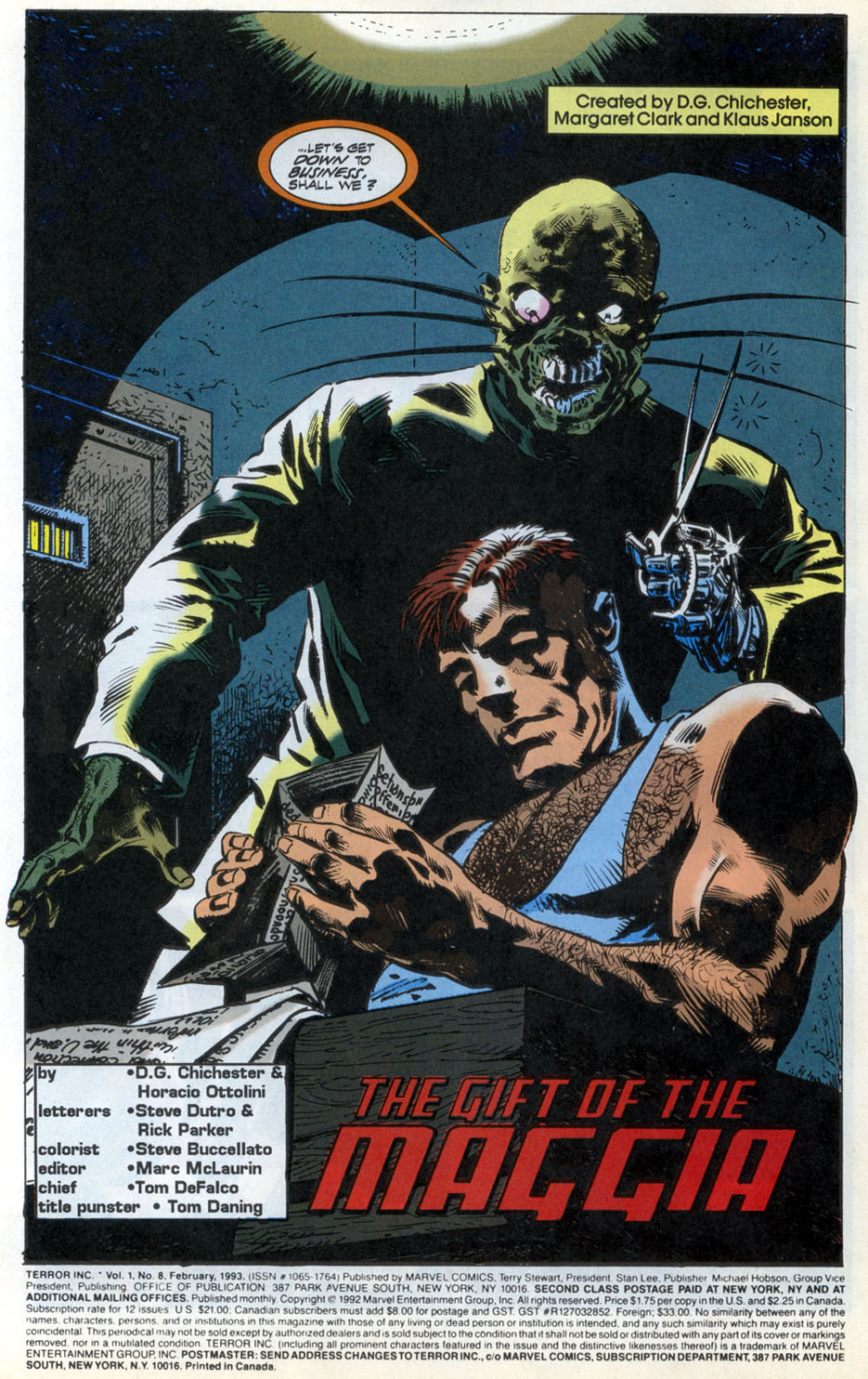 Read online Terror Inc. (1992) comic -  Issue #8 - 3