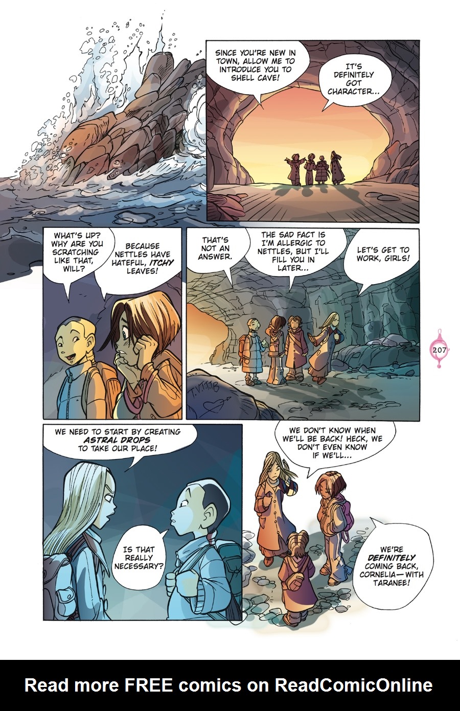 Read online W.i.t.c.h. Graphic Novels comic -  Issue # TPB 1 - 208