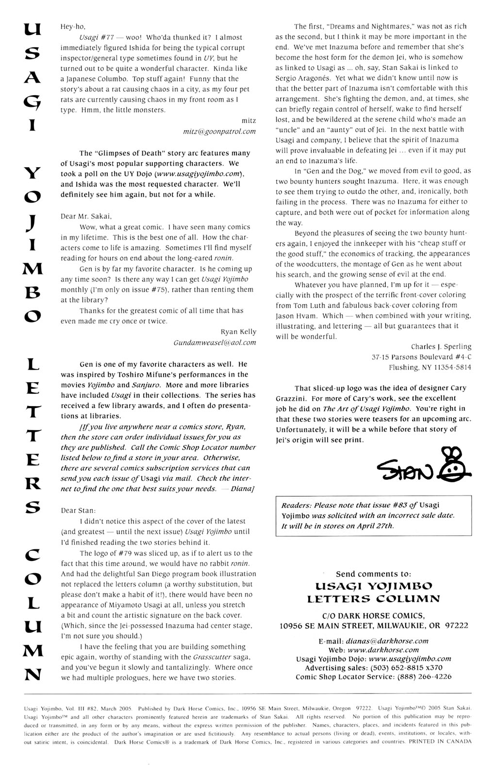 Read online Usagi Yojimbo (1996) comic -  Issue #82 - 27