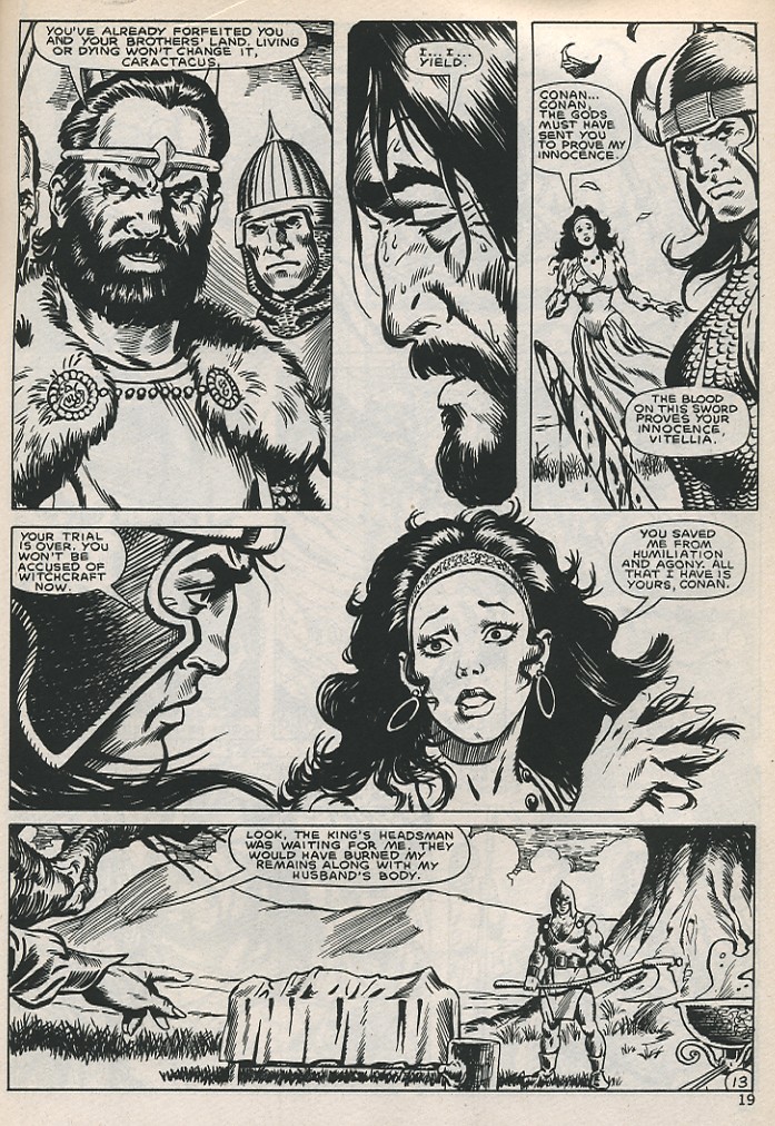 Read online The Savage Sword Of Conan comic -  Issue #130 - 19