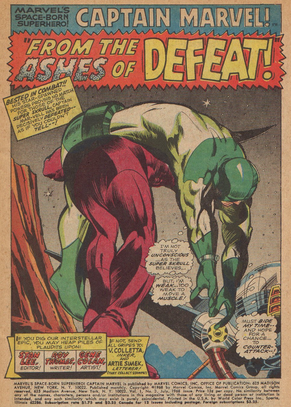 Captain Marvel (1968) Issue #3 #3 - English 2