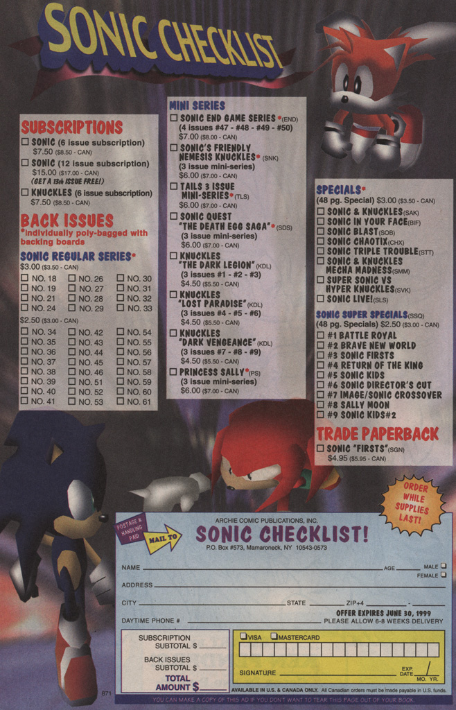 Read online Knuckles the Echidna comic -  Issue #26 - 34
