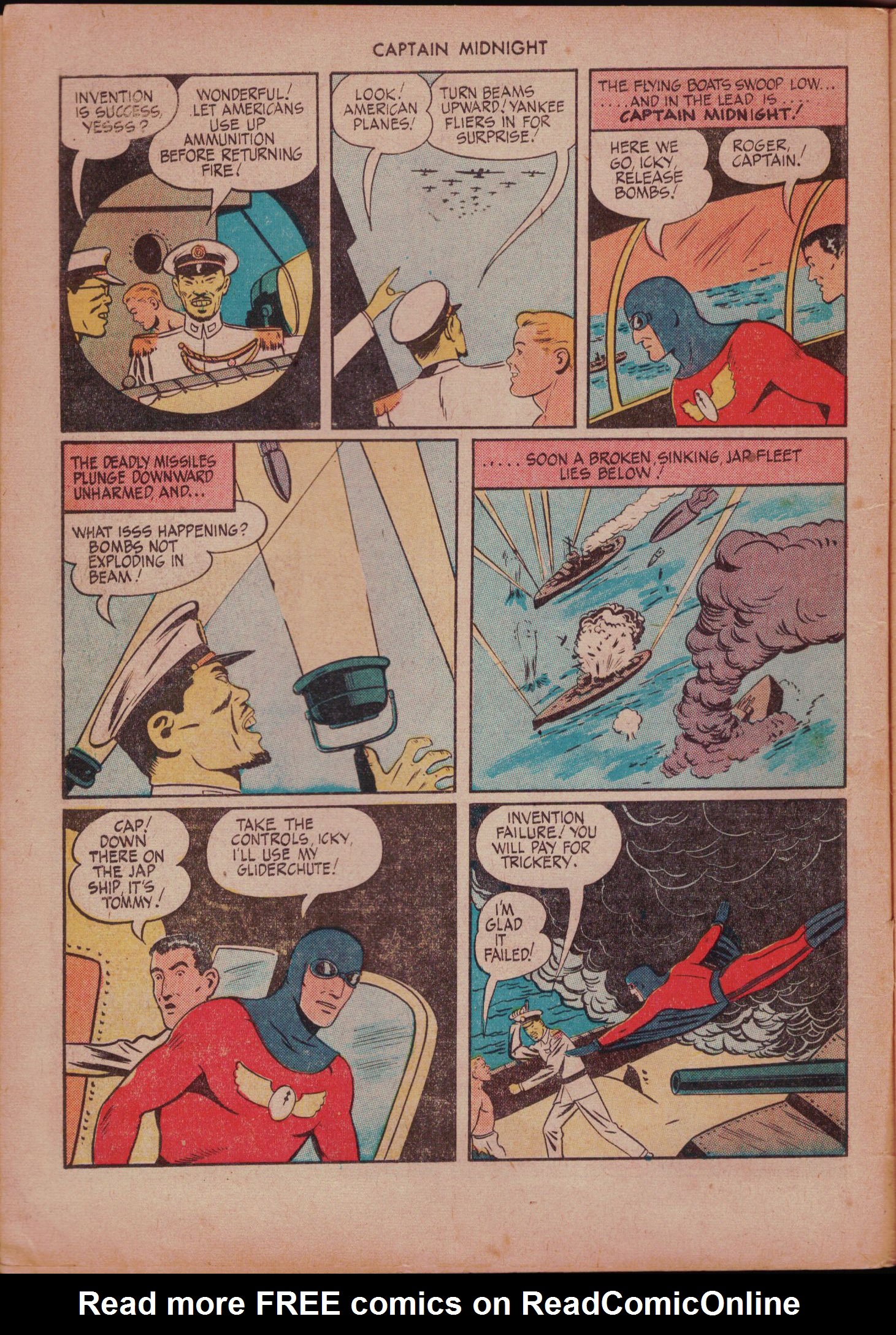 Read online Captain Midnight (1942) comic -  Issue #28 - 10
