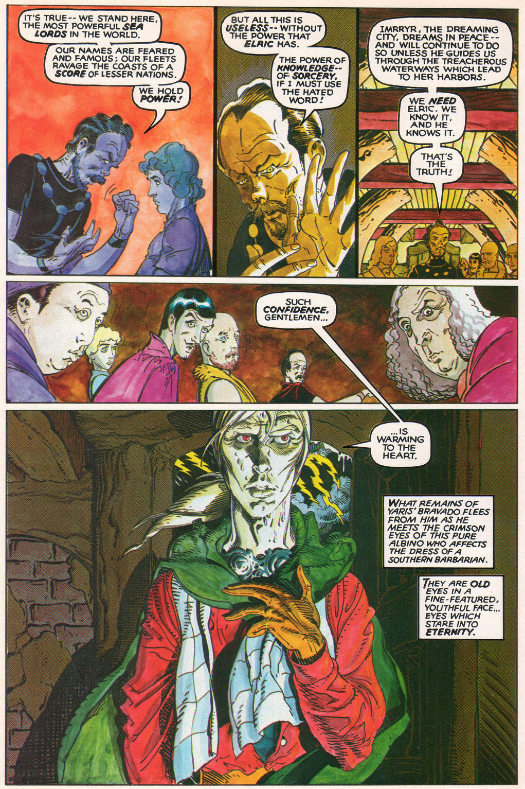 Read online Marvel Graphic Novel comic -  Issue #2 - Elric - The Dreaming City - 9