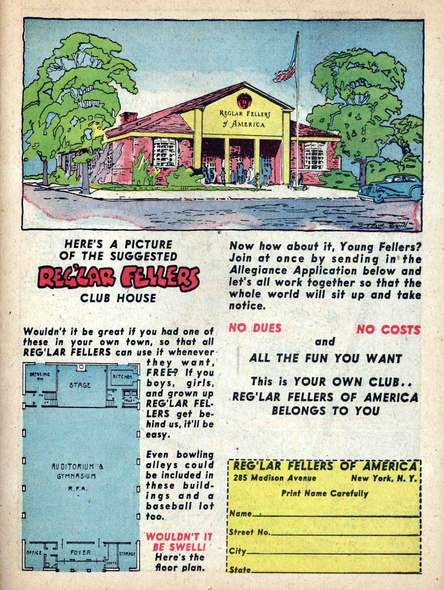 Read online Reg'lar Fellers Heroic Comics comic -  Issue #2 - 43