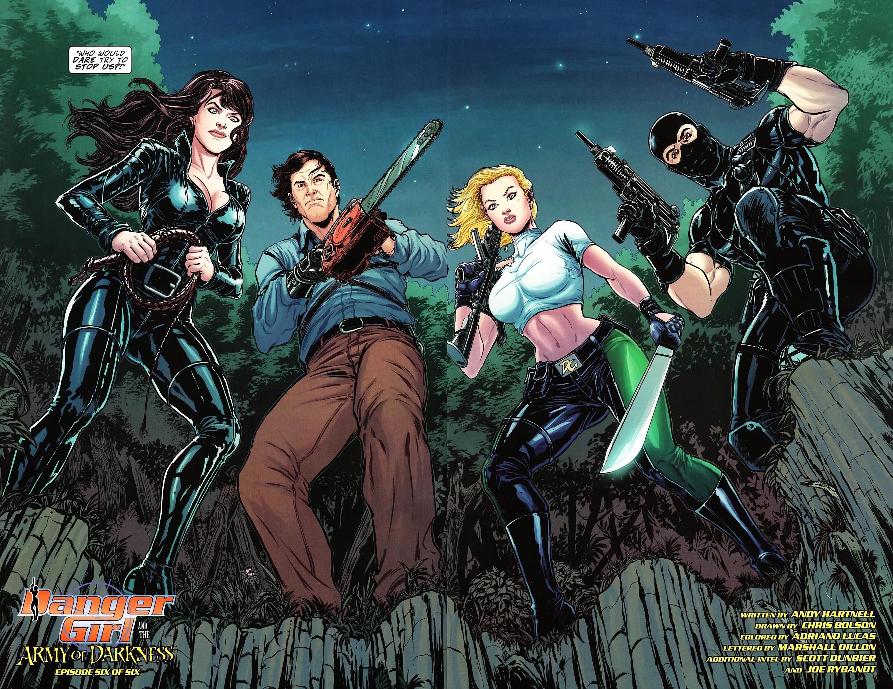 Read online Danger Girl and the Army of Darkness comic -  Issue #6 - 8