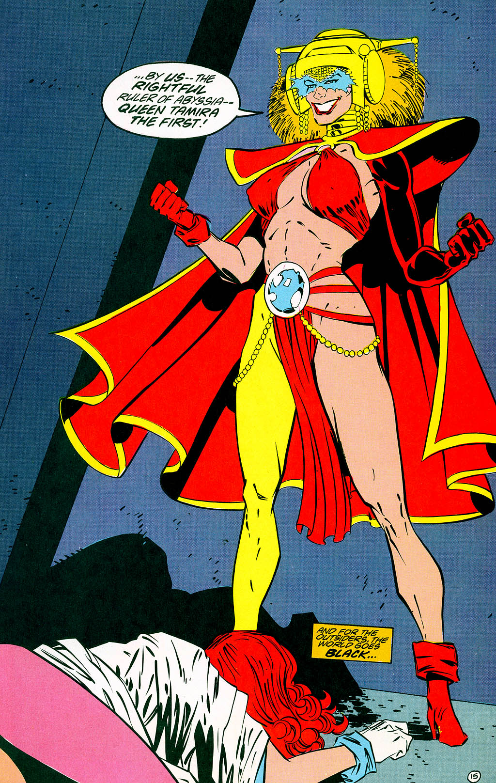 Read online The Outsiders (1985) comic -  Issue #28 - 16