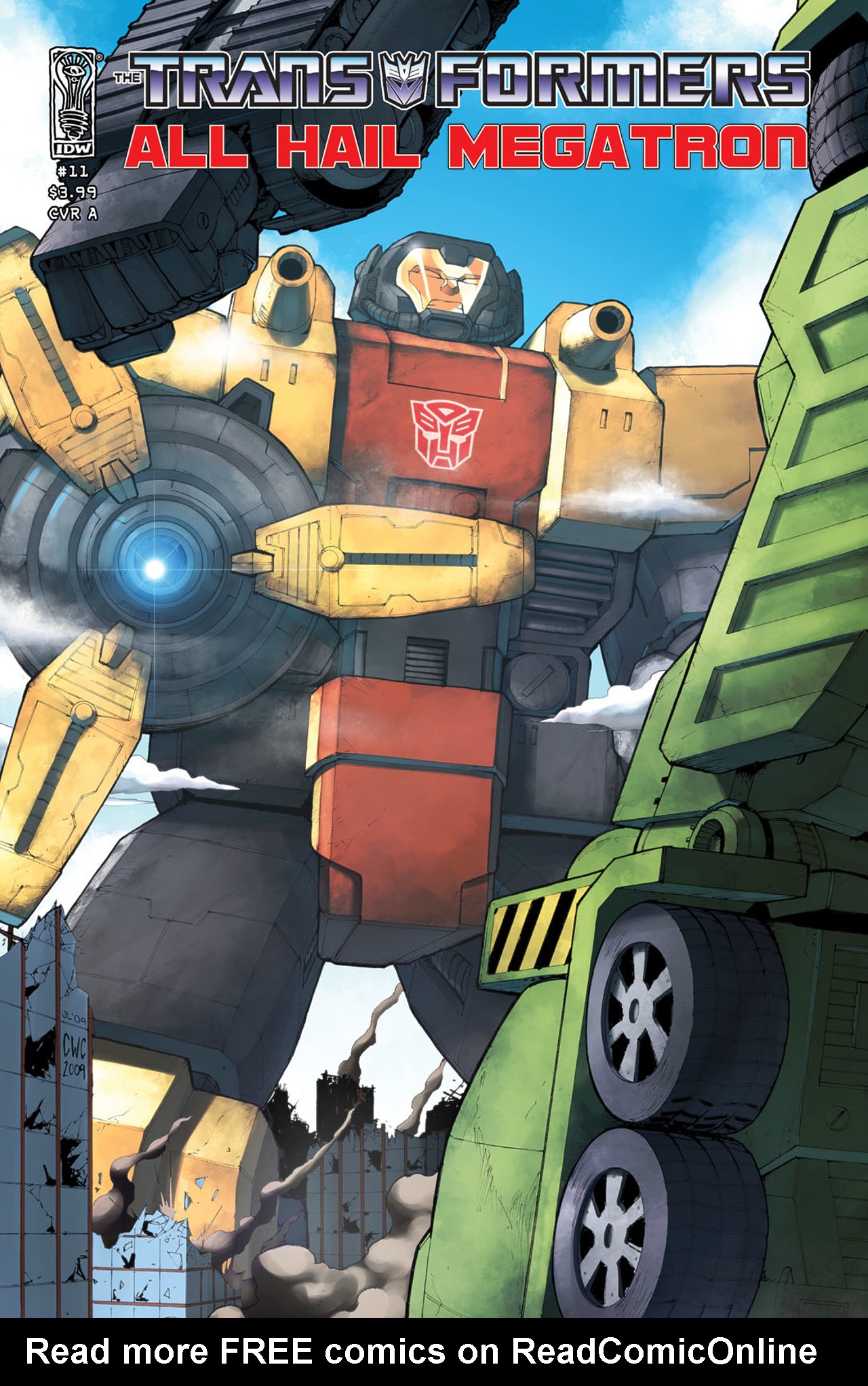 Read online The Transformers: All Hail Megatron comic -  Issue #11 - 1
