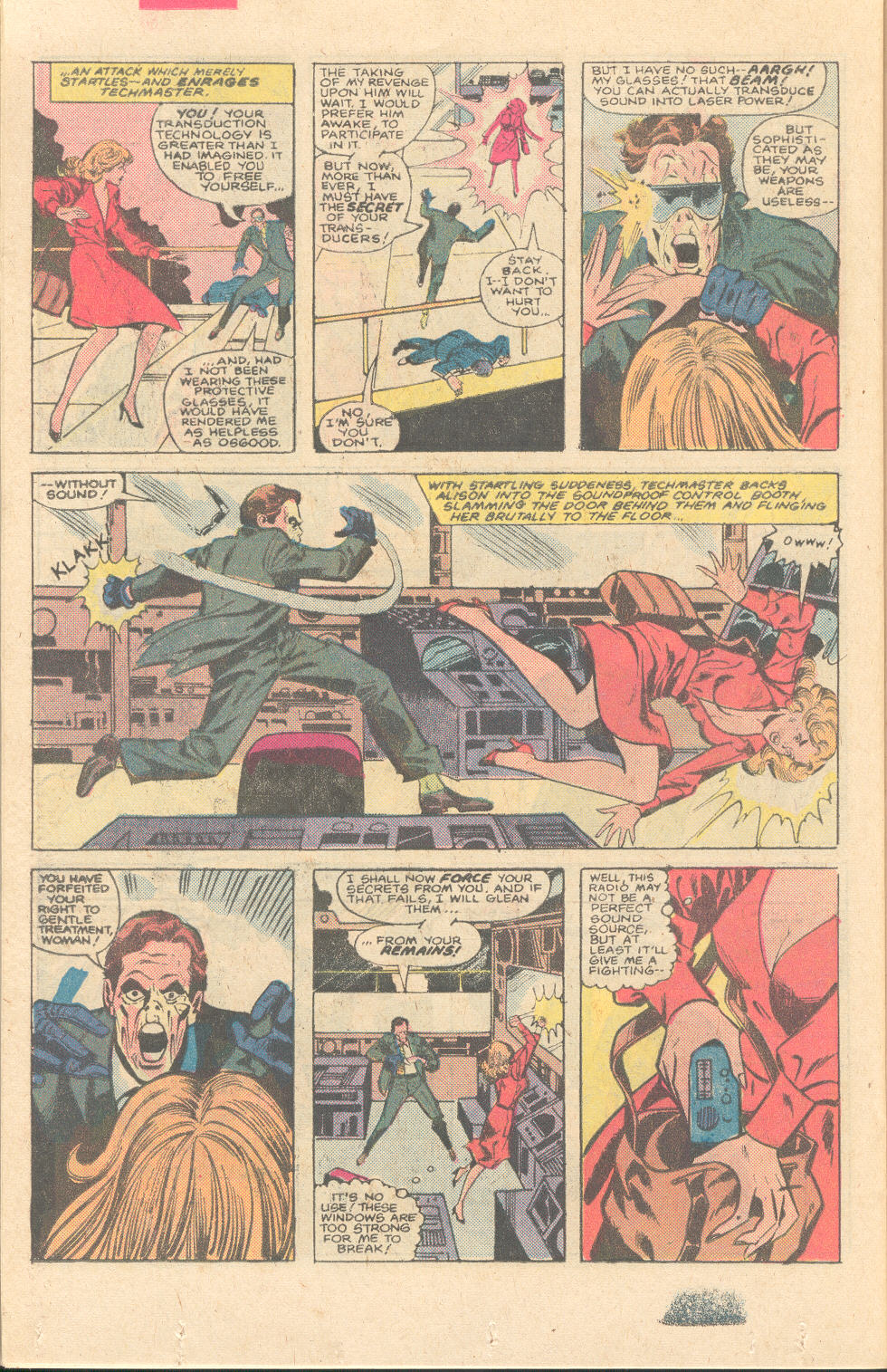 Read online Dazzler (1981) comic -  Issue #12 - 19