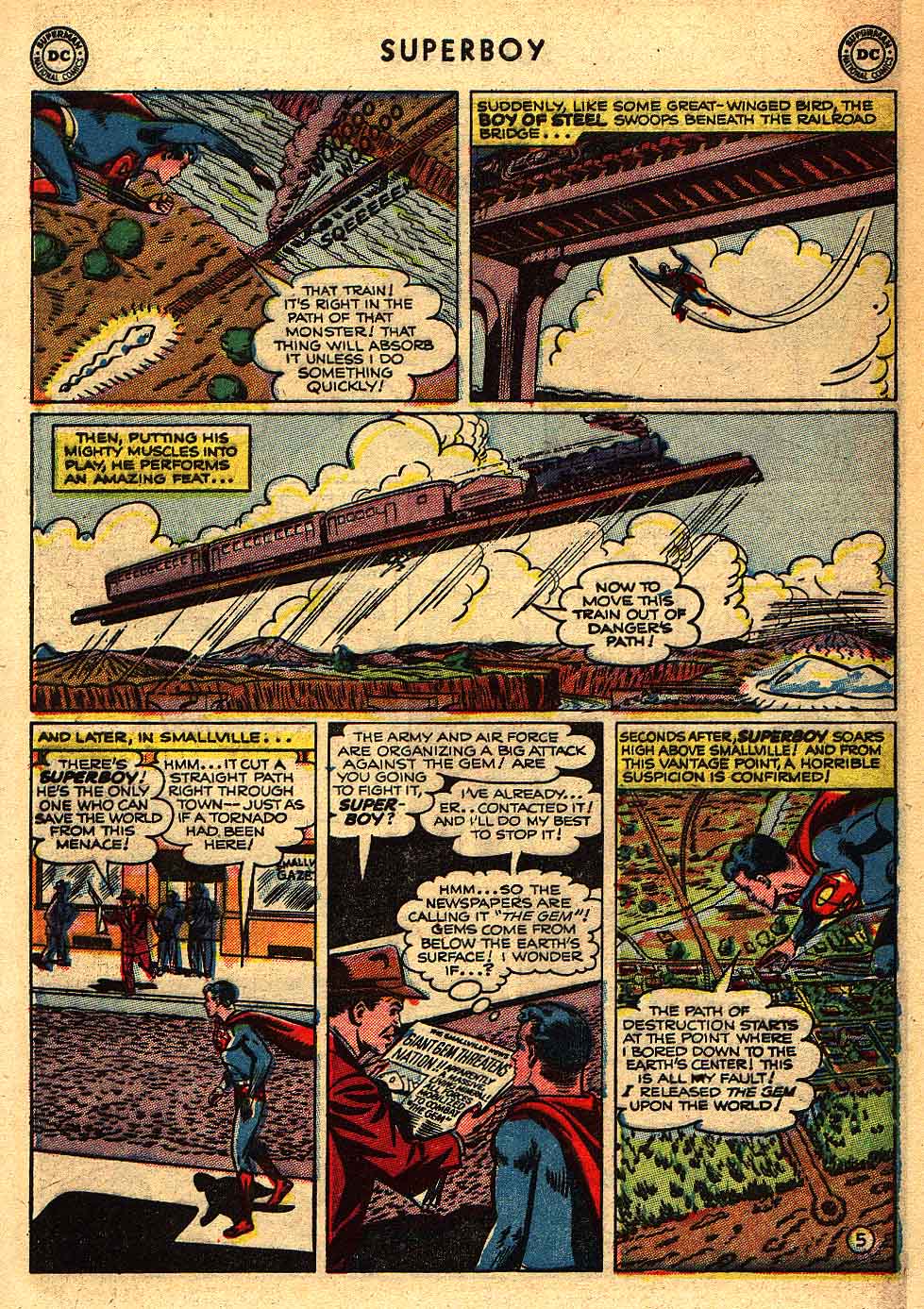 Read online Superboy (1949) comic -  Issue #19 - 6