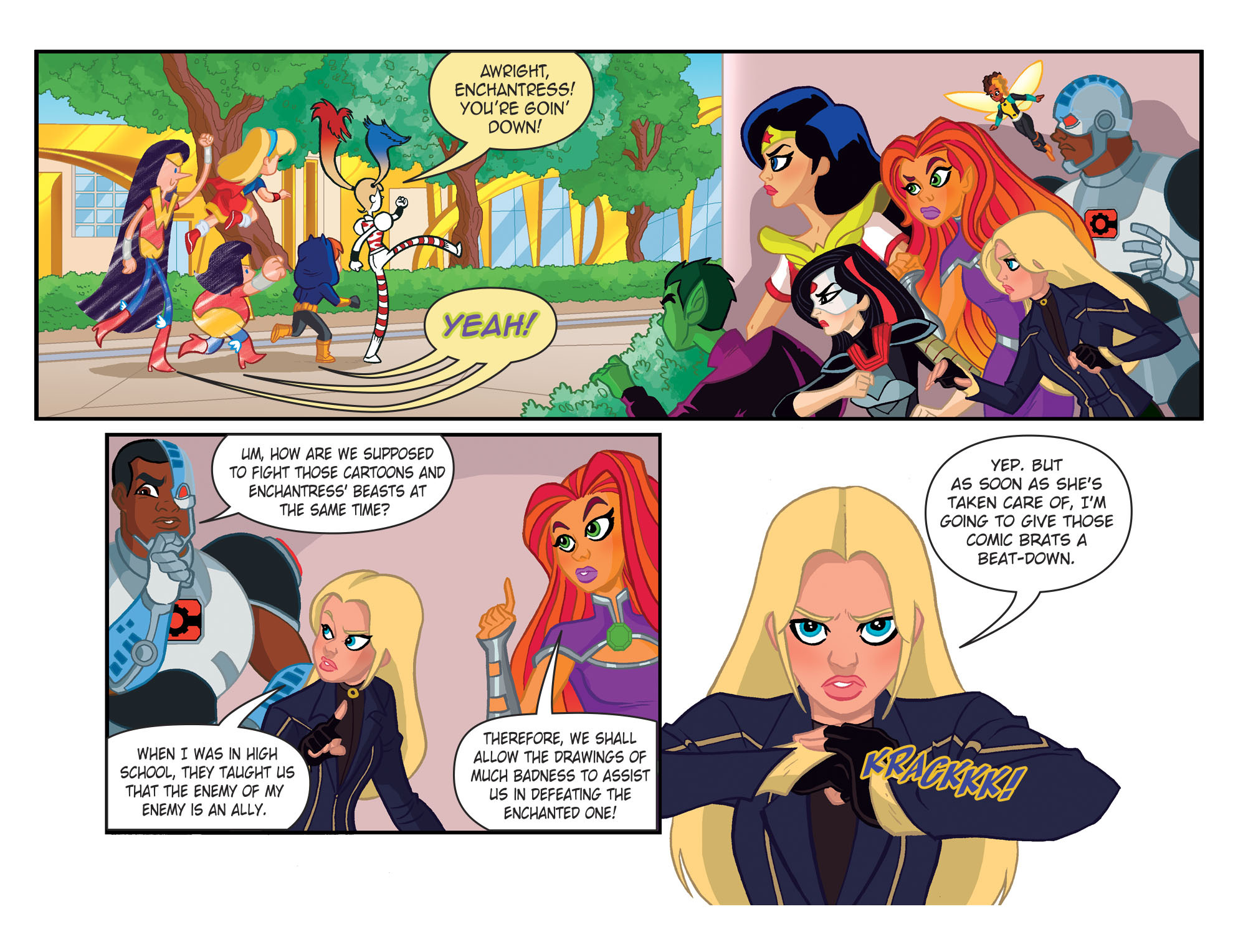 Read online DC Super Hero Girls: Out of the Bottle comic -  Issue #10 - 9