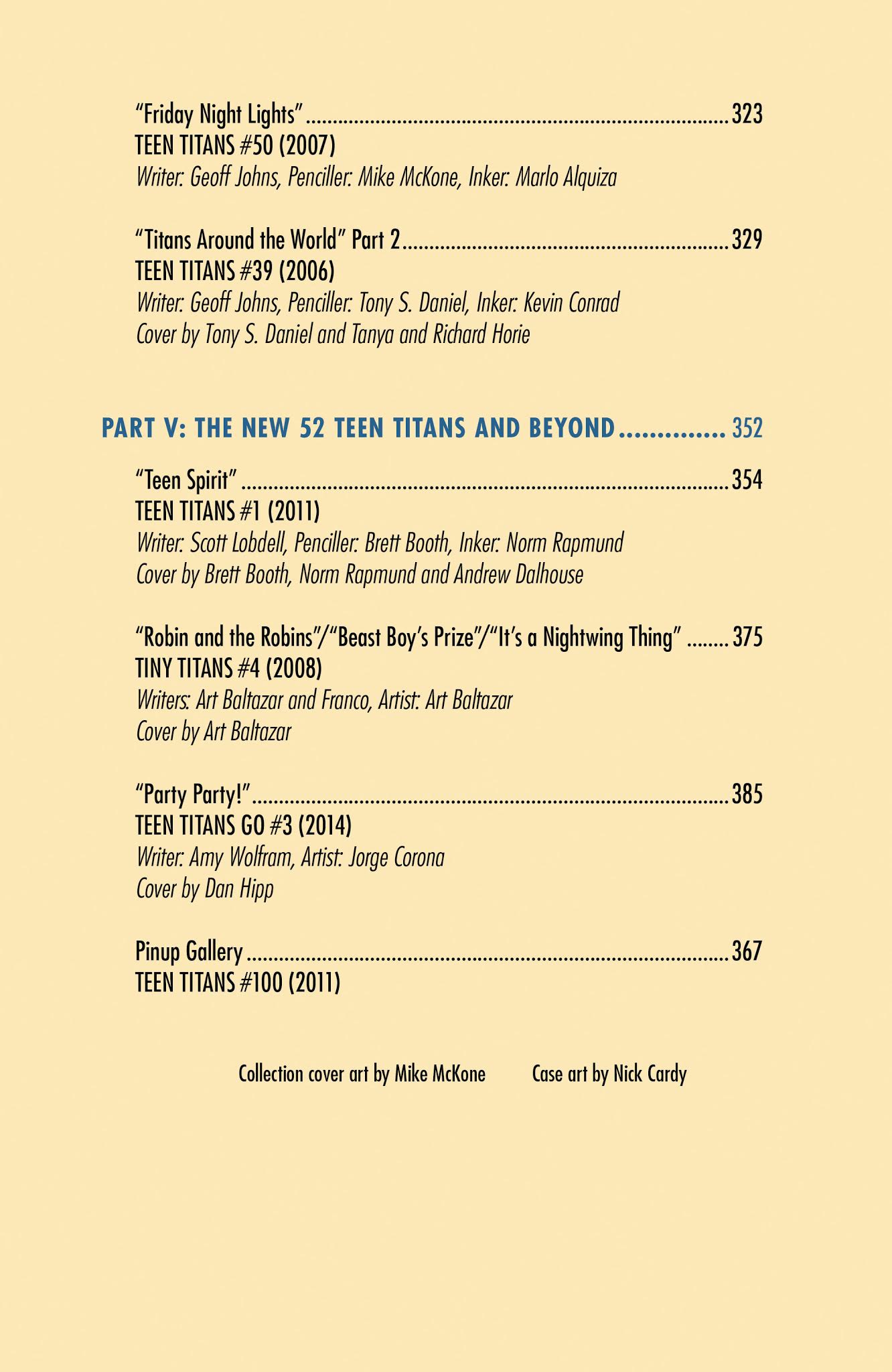 Read online Teen Titans: A Celebration of 50 Years comic -  Issue # TPB (Part 1) - 7
