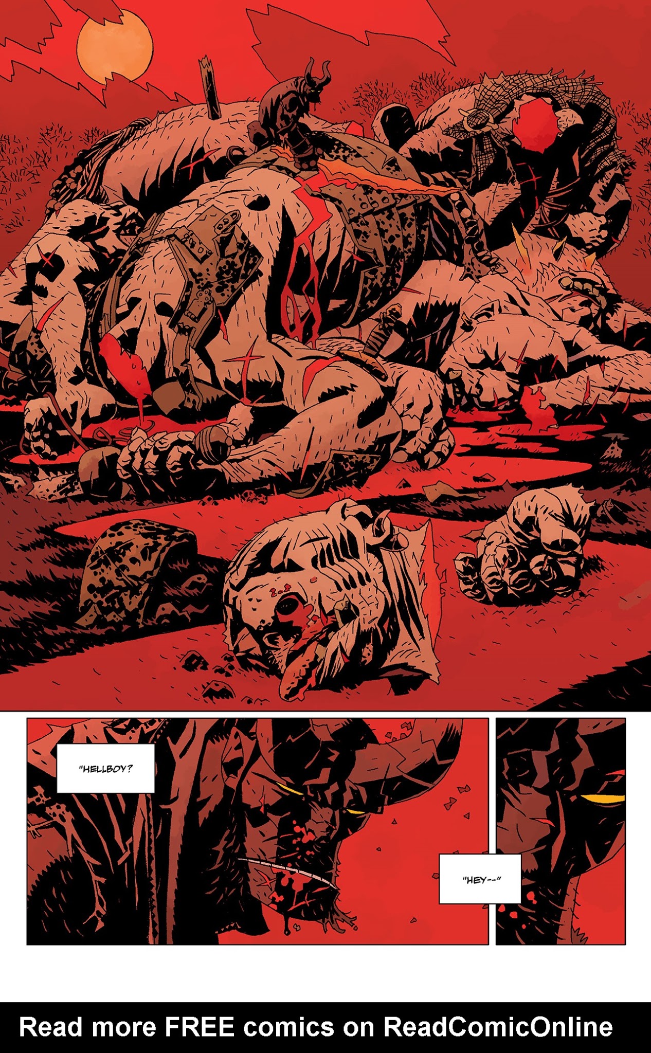 Read online Hellboy: The Wild Hunt comic -  Issue #4 - 4