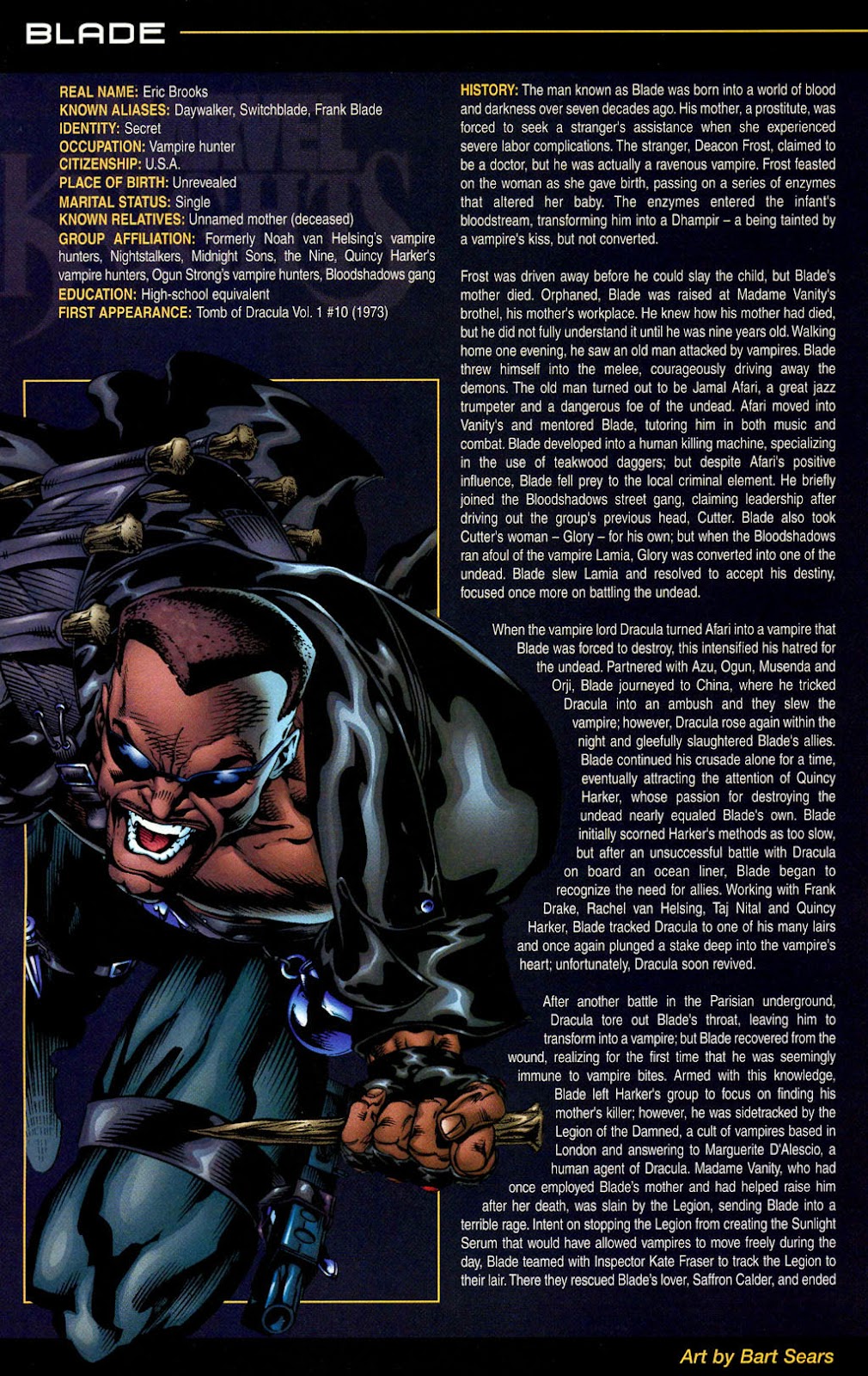The Official Handbook of the Marvel Universe: Marvel Knights issue Full - Page 6
