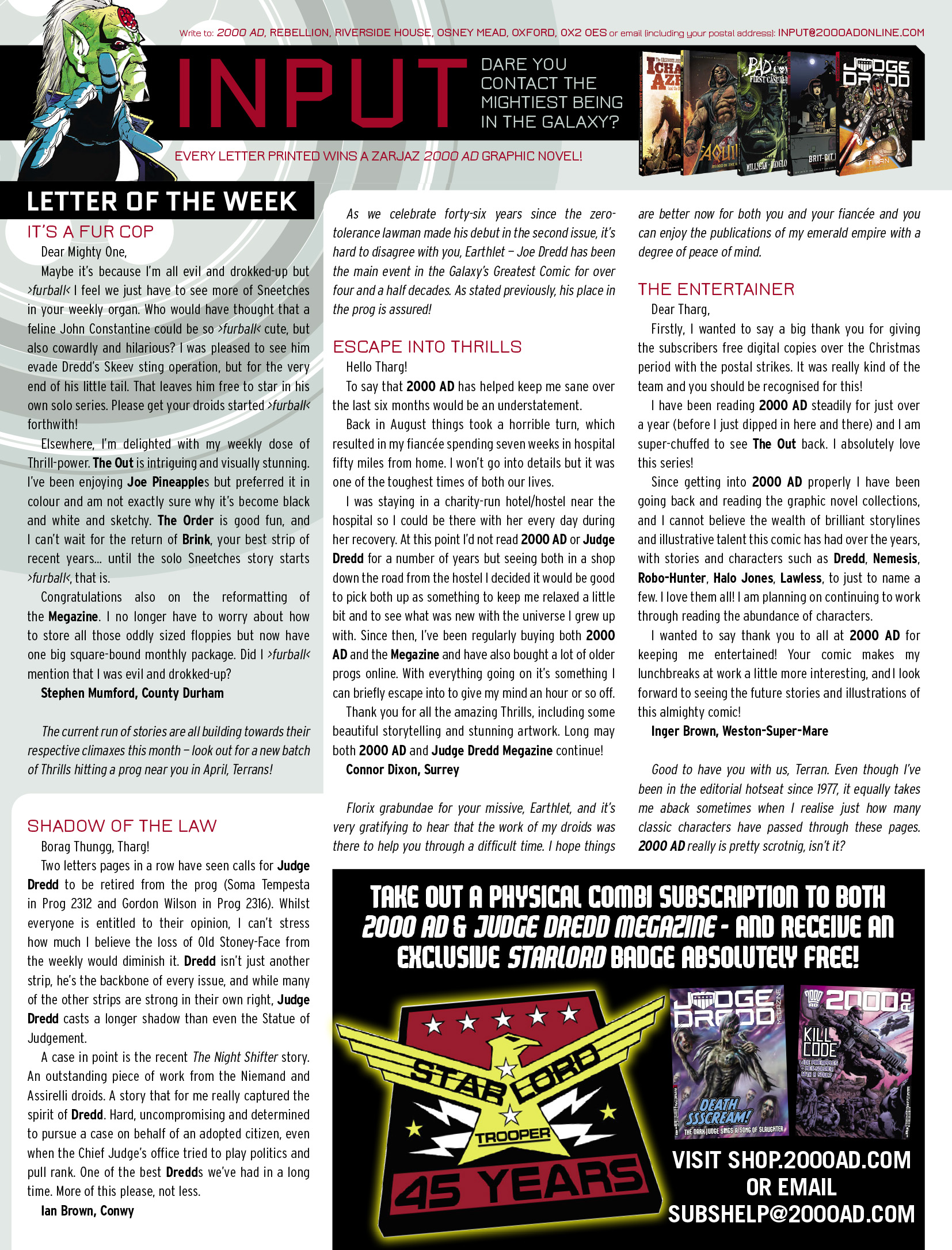 Read online 2000 AD comic -  Issue #2321 - 31