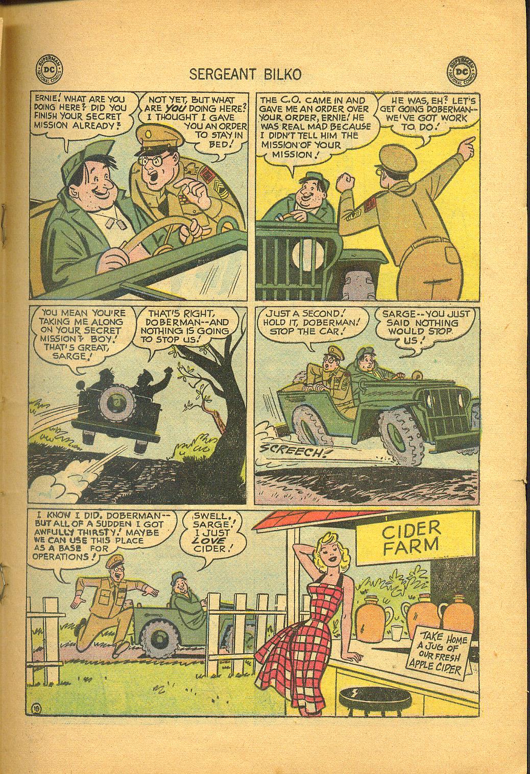 Read online Sergeant Bilko comic -  Issue #1 - 21