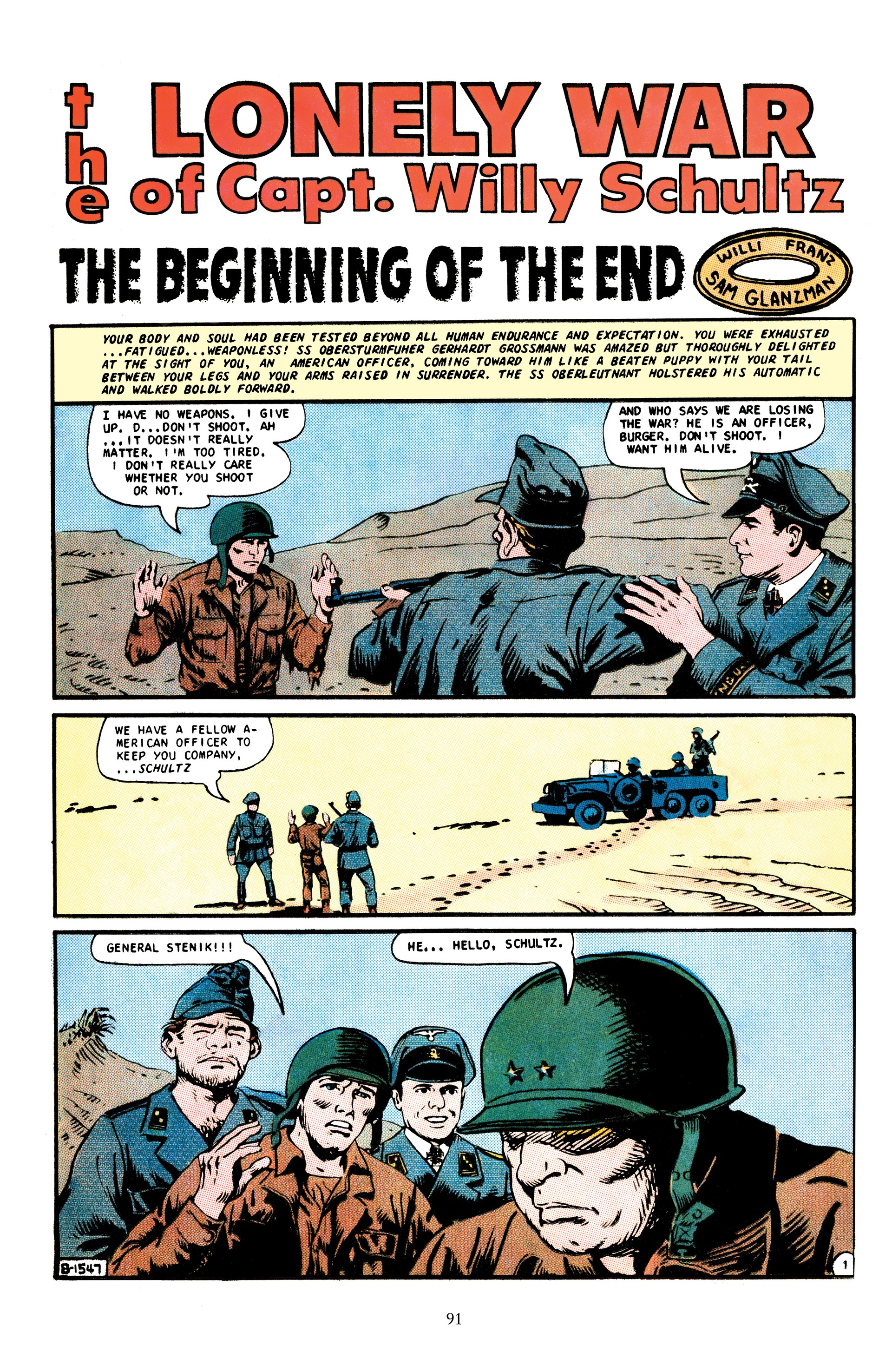 Read online The Lonely War of Capt. Willy Schultz comic -  Issue # TPB (Part 1) - 93